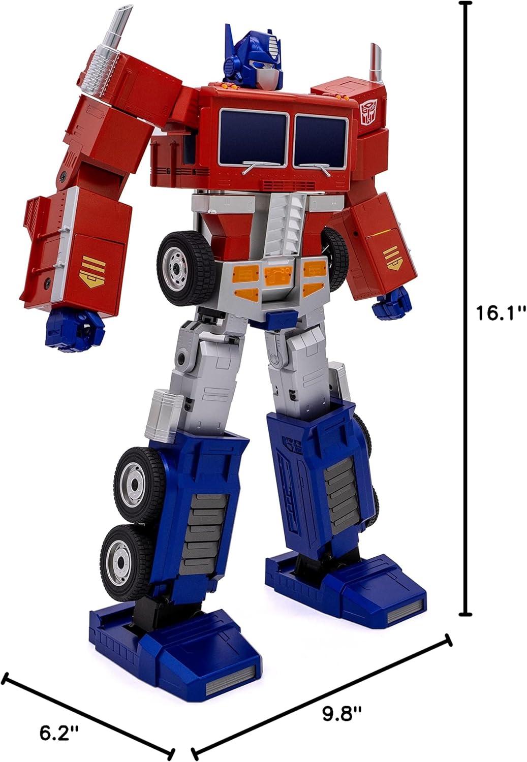 Robosen Elite Programmable Red and Blue Transformer Robot Toy