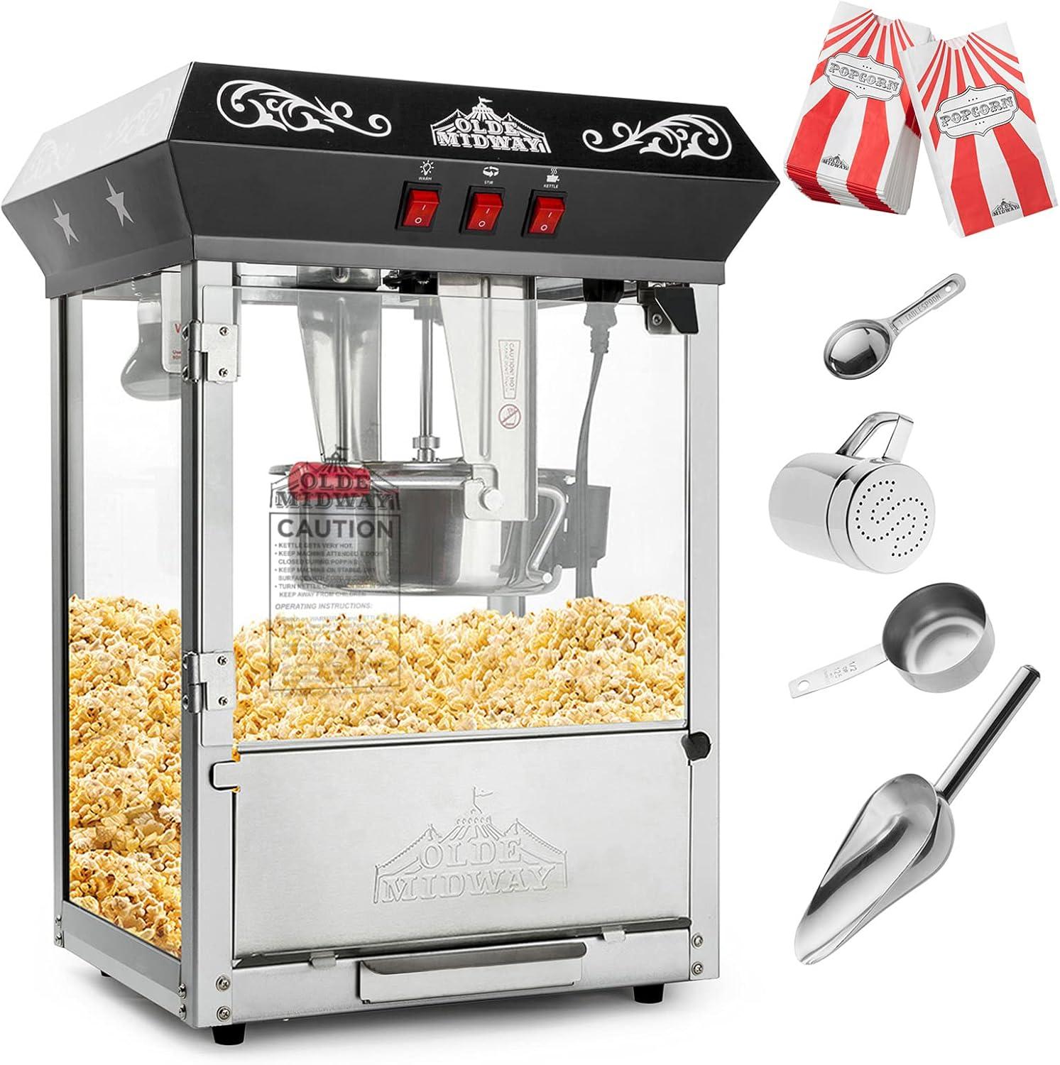 Olde Midway Tabletop Popcorn Machine