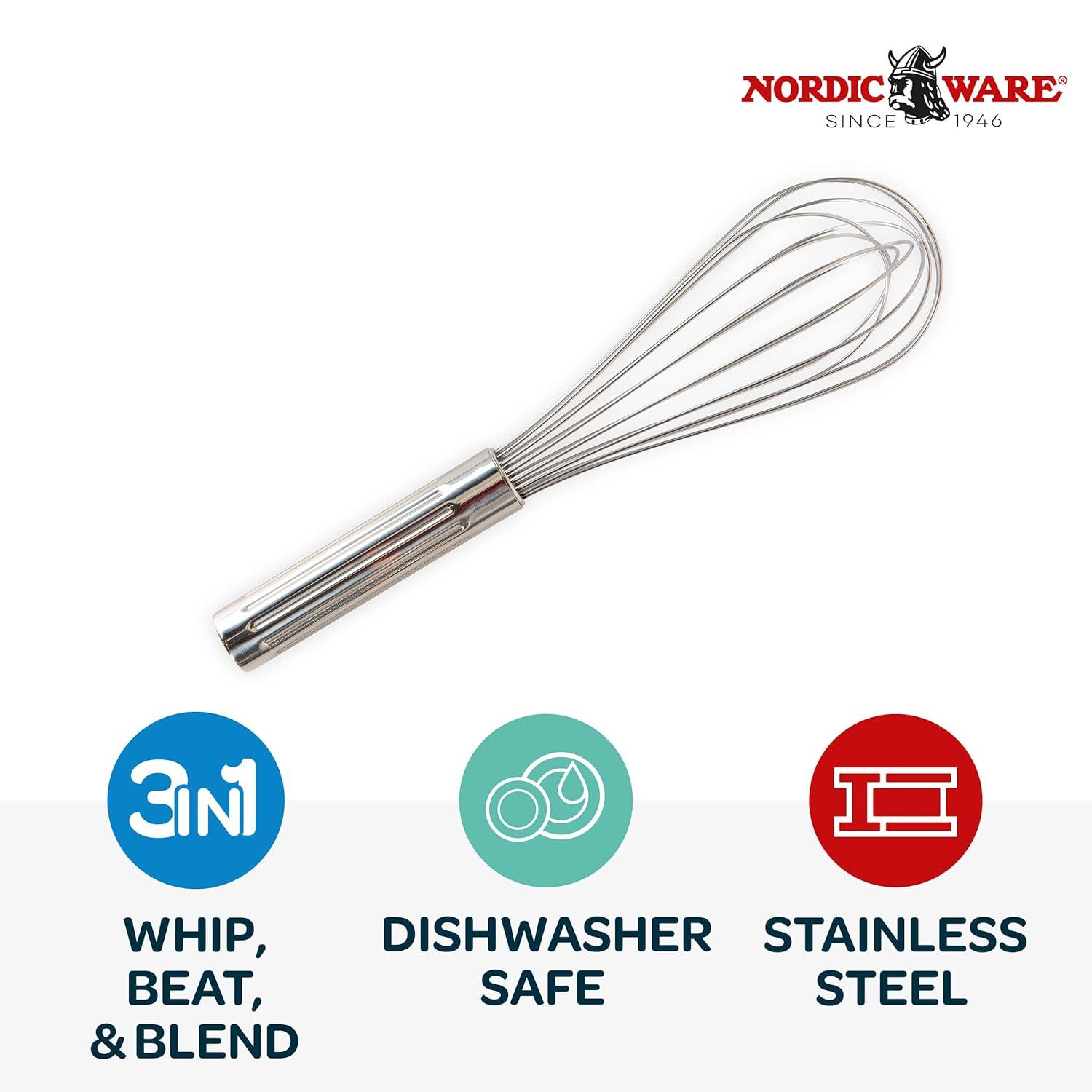 Nordic Ware Nordic Ware Large Stainless Steel Whisk