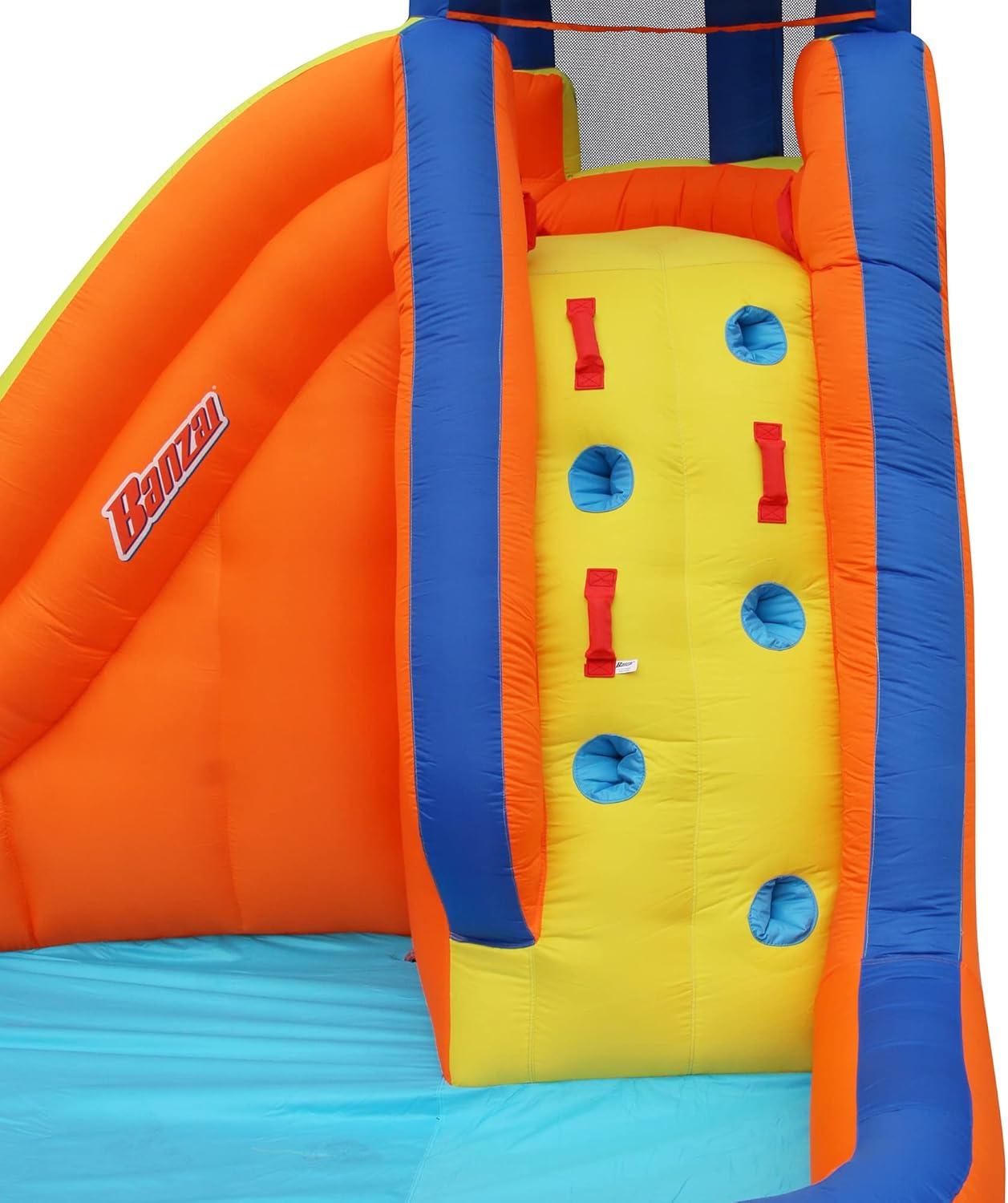Banzai 114' x '175 Bounce House with Water Slide and Air Blower