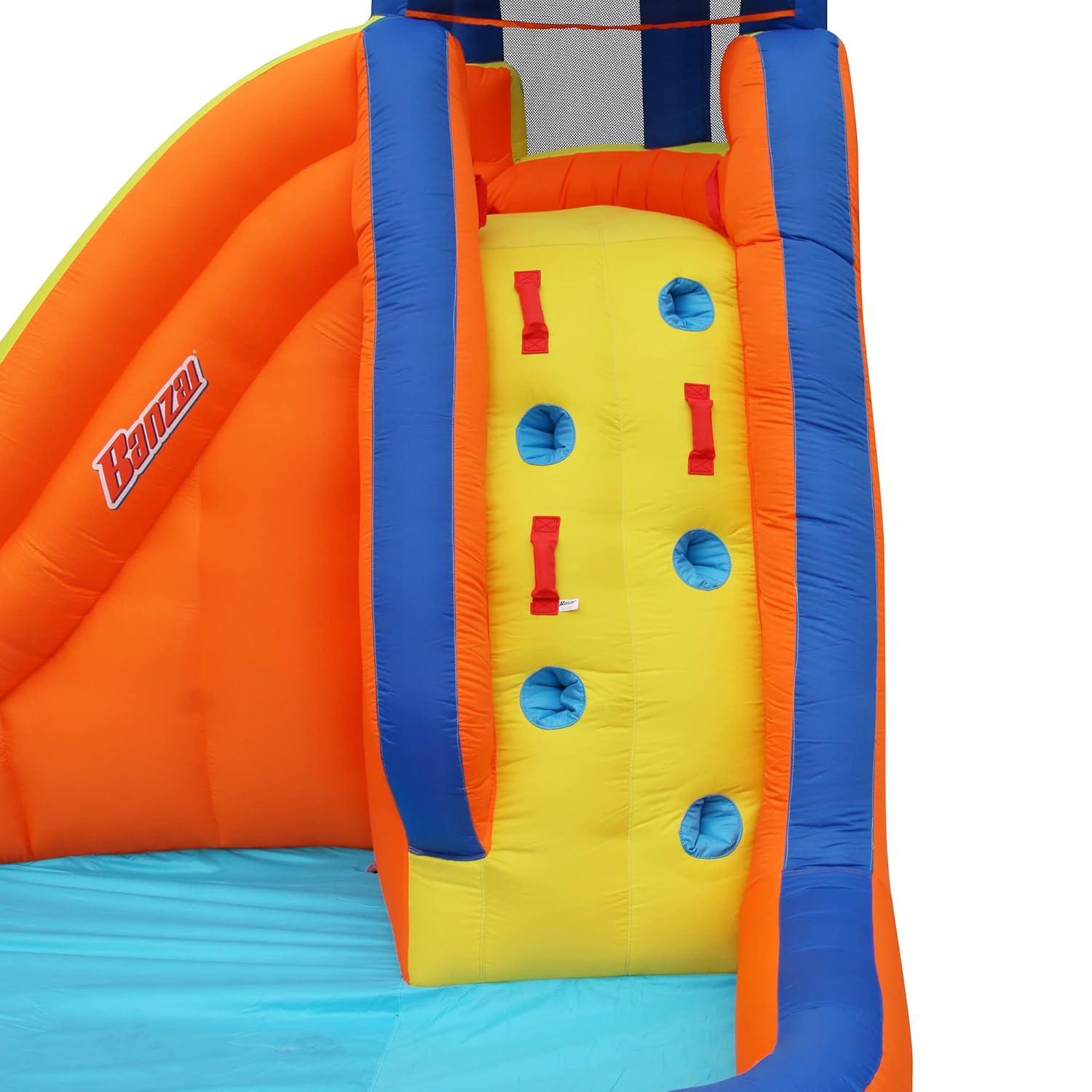 Banzai 114' x '175 Bounce House with Water Slide and Air Blower