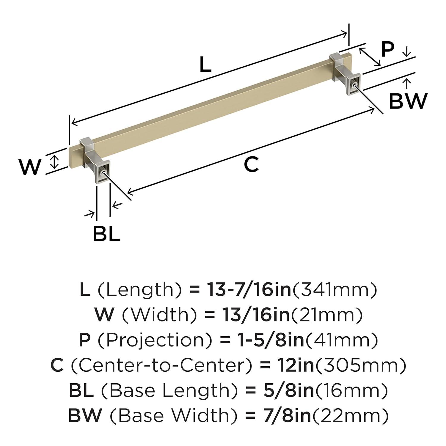 Amerock Overton 12 inch (305mm) Center-to-Center