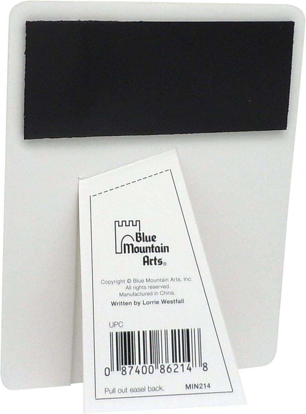 Blue and White Mini Easel Print with Magnet