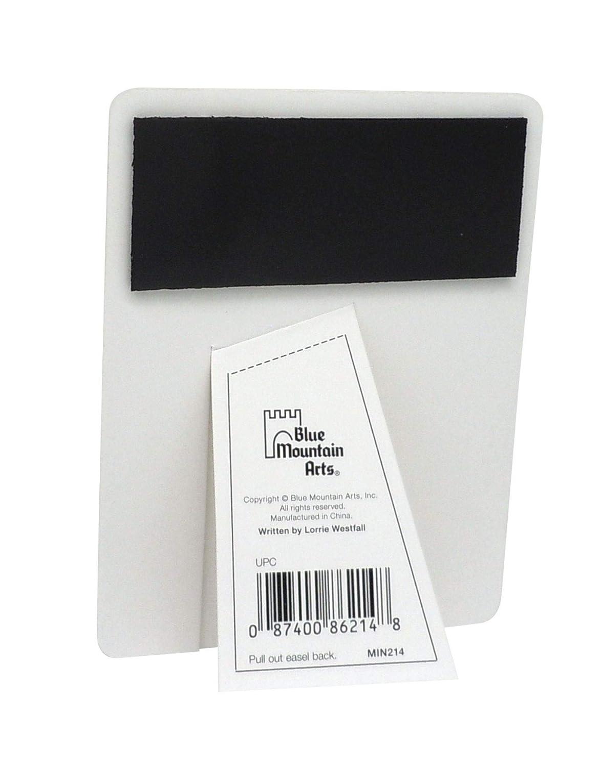 Blue and White Mini Easel Print with Magnet