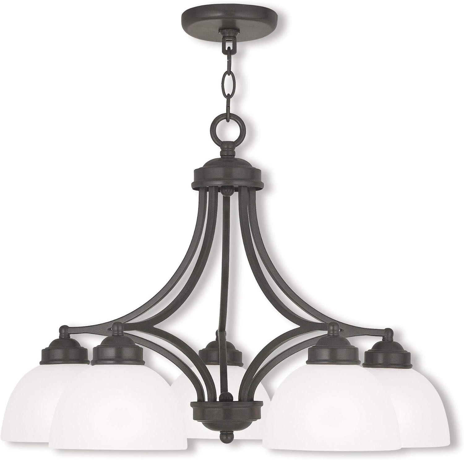 Livex Lighting Somerset 5 - Light Chandelier in  English Bronze