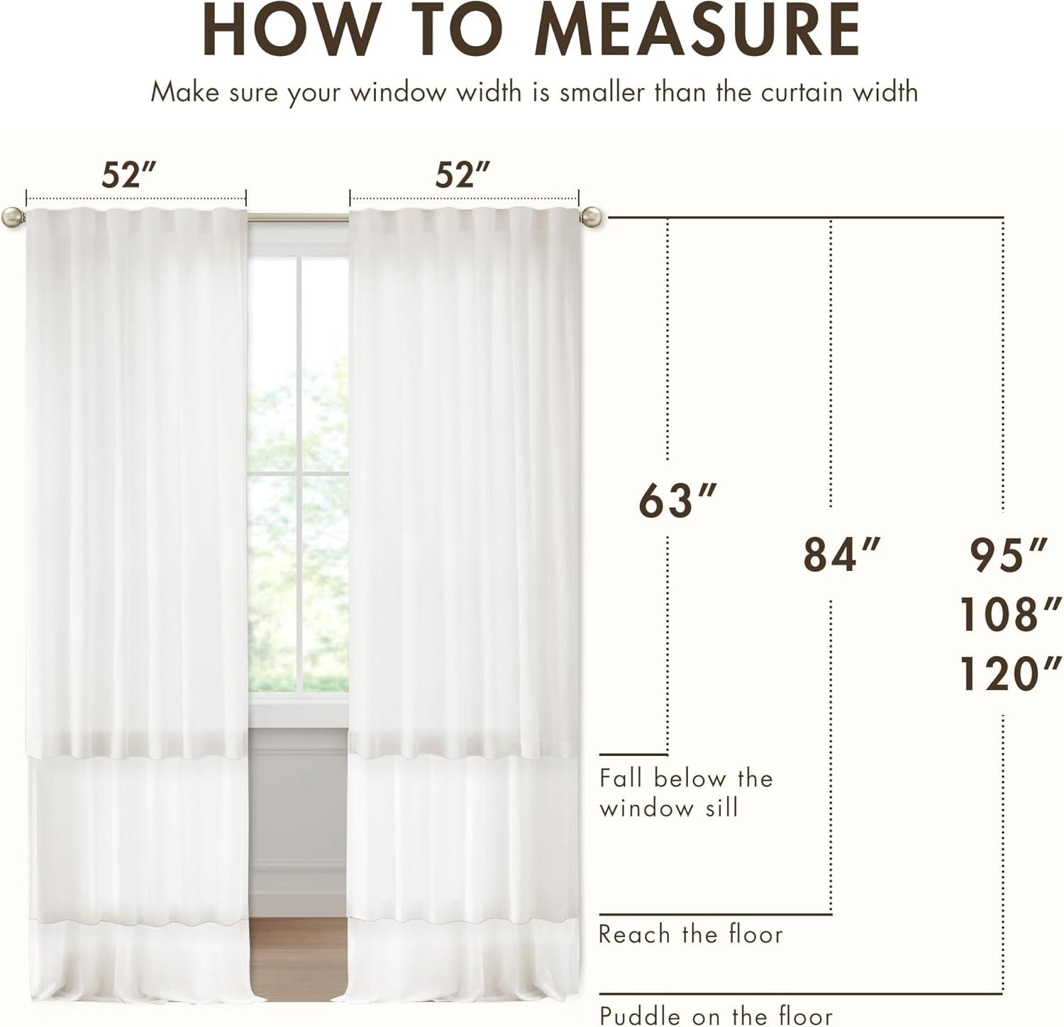 Madison Park Lexus Rod Pocket With Back Tab Privacy Curtain Pair