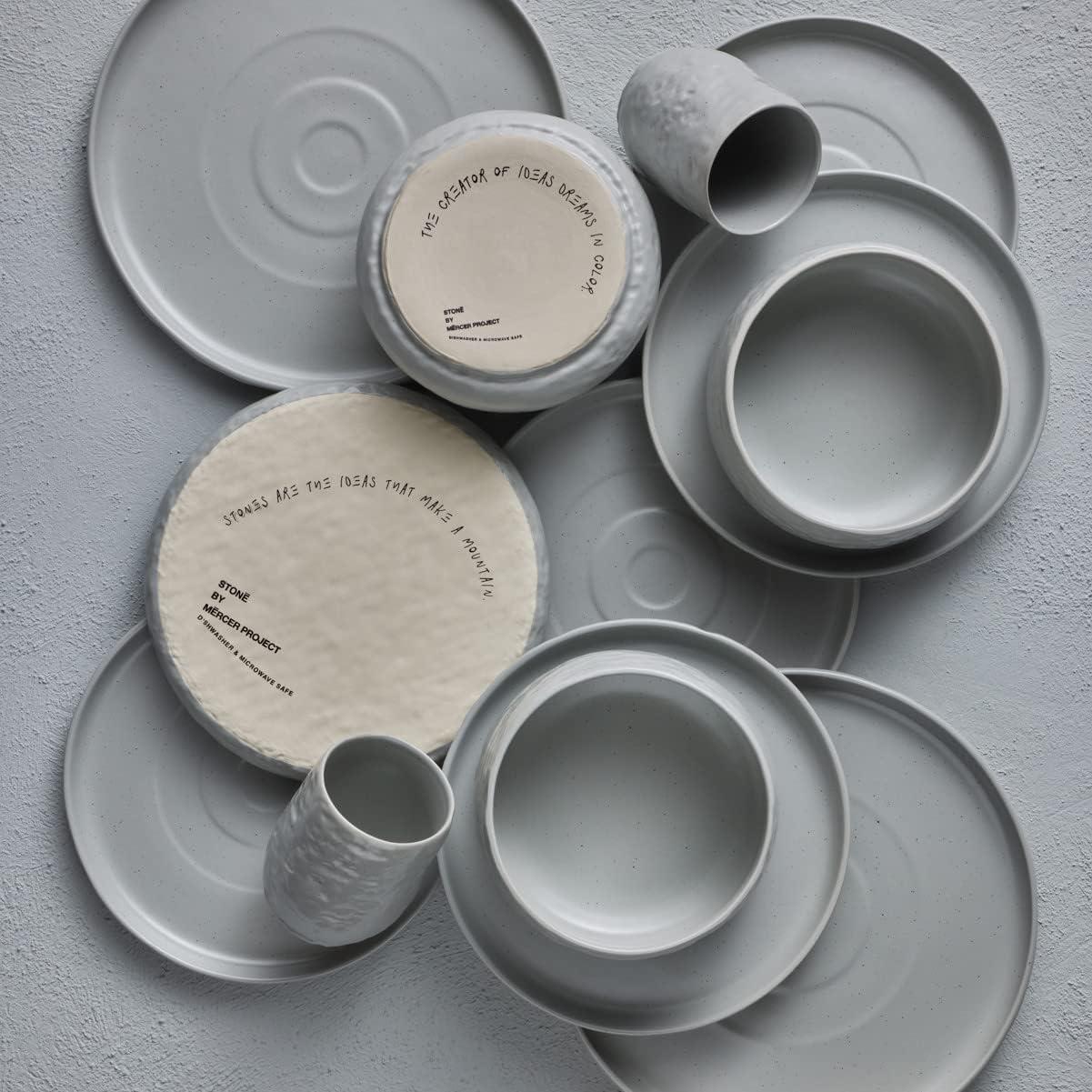 Stone by Mercer Project Shosai 32-Piece Dinnerware Set Stoneware