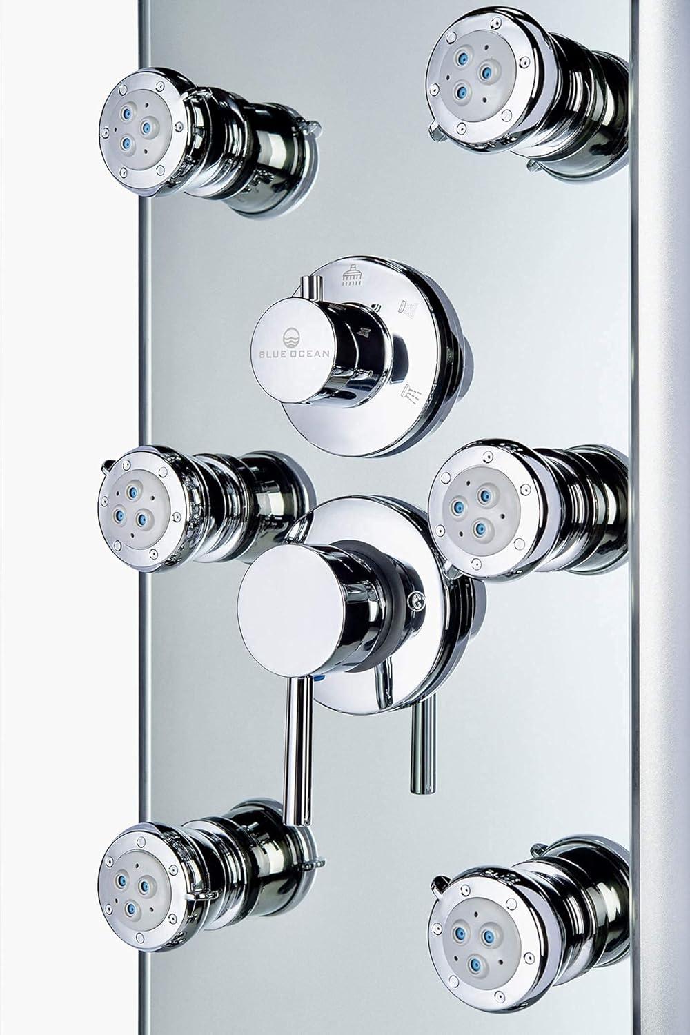 Blue Ocean 52 inch Aluminum Shower Panel With Shower Head