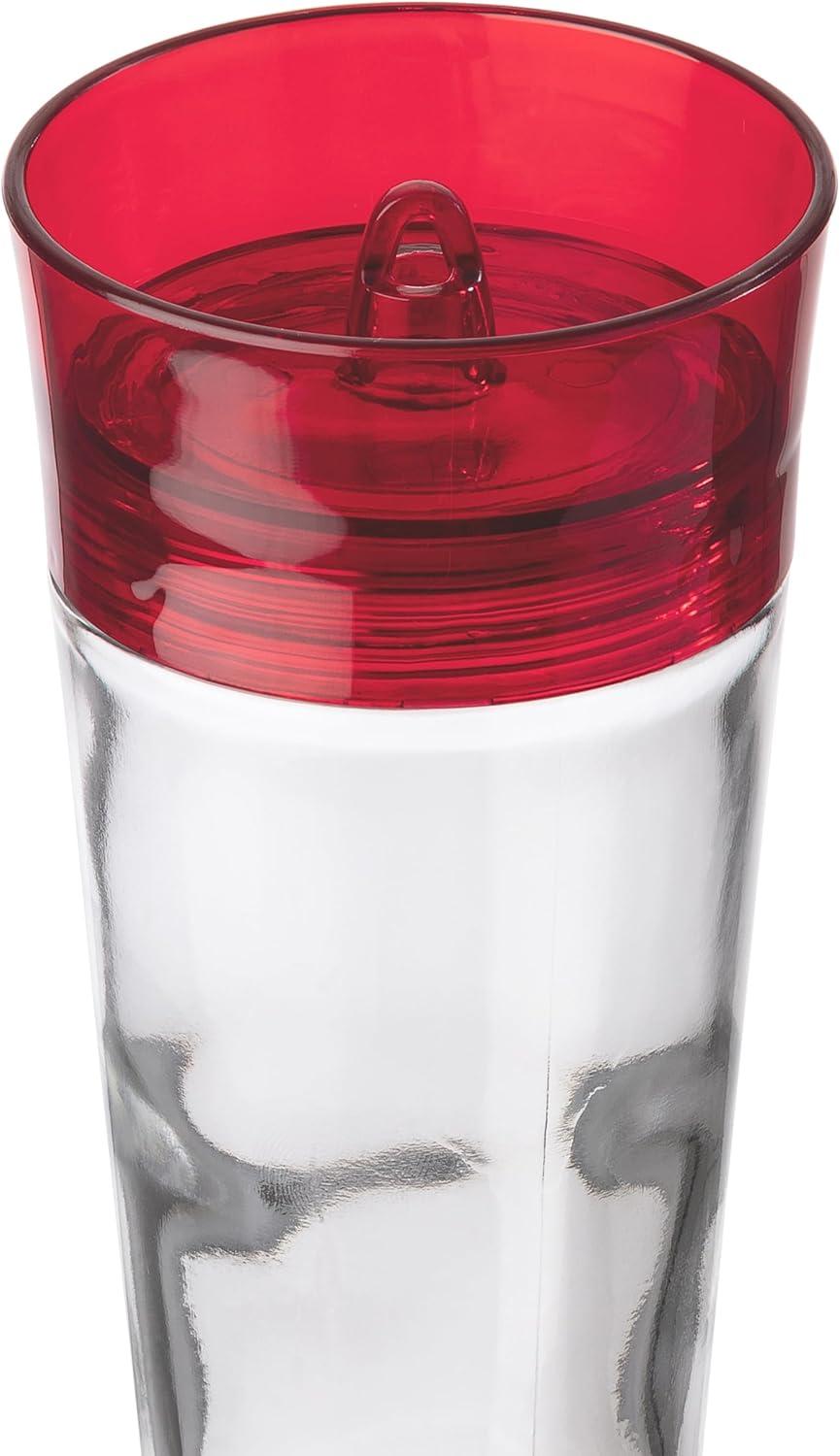 More Birds Red/Clear Bird Health+ Ruby Hummingbird Feeder - 10 Ounces