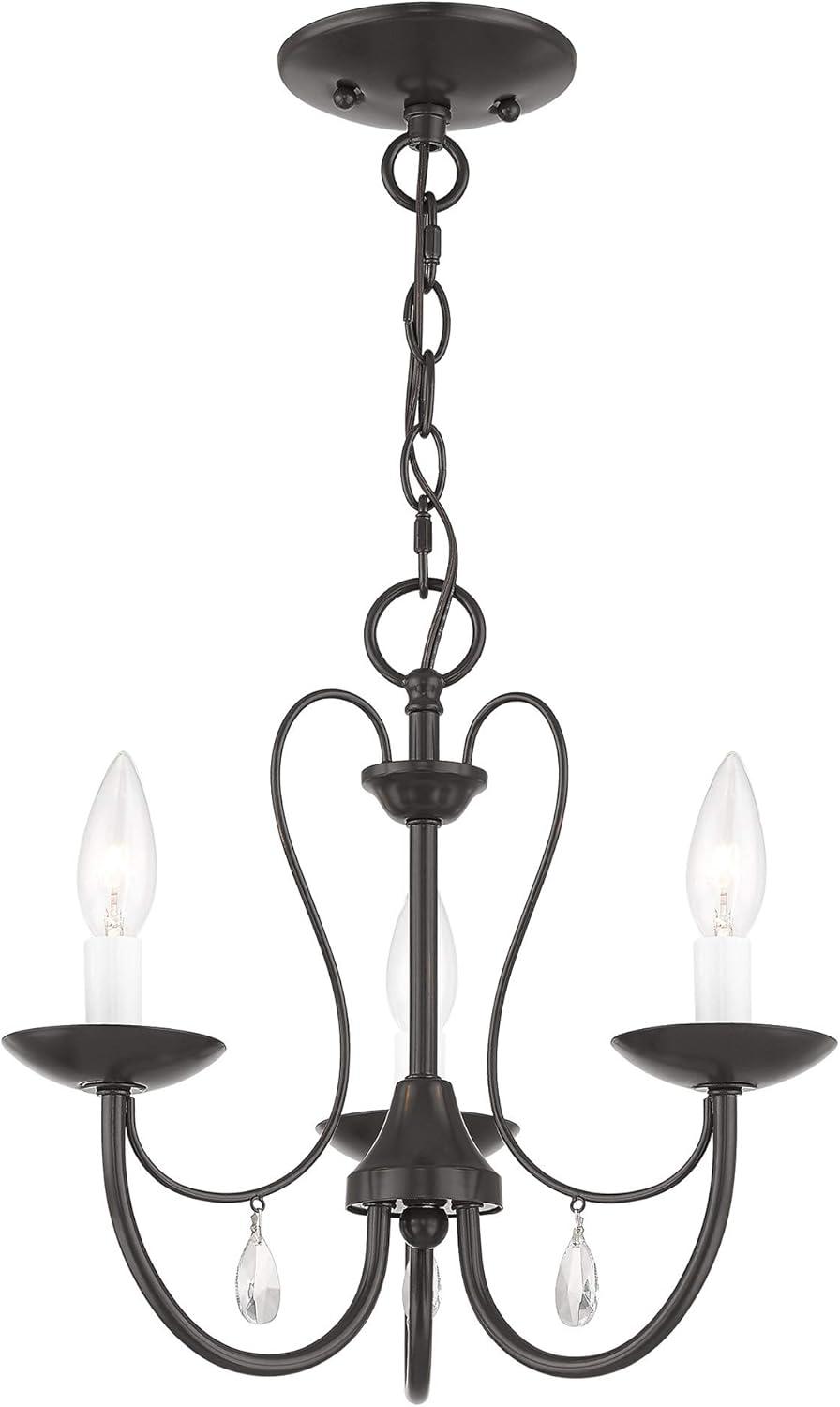 Livex Lighting Mirabella 3 - Light Chandelier in  English Bronze
