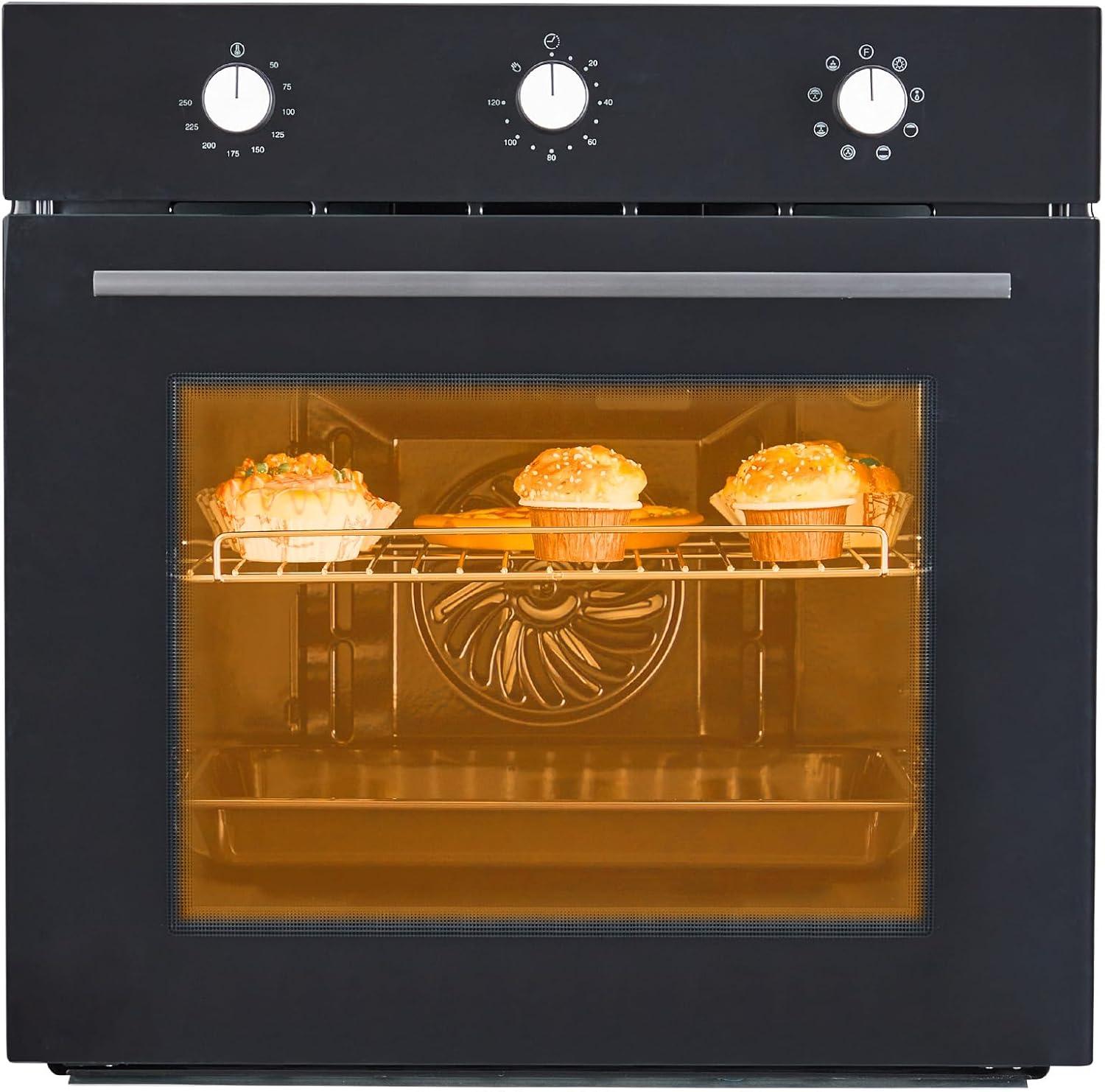Yesurprise PHO_11E88JQW-SXL Yesurprise 2.5 Cubic Feet Electric Convection Oven with Soft Close Door