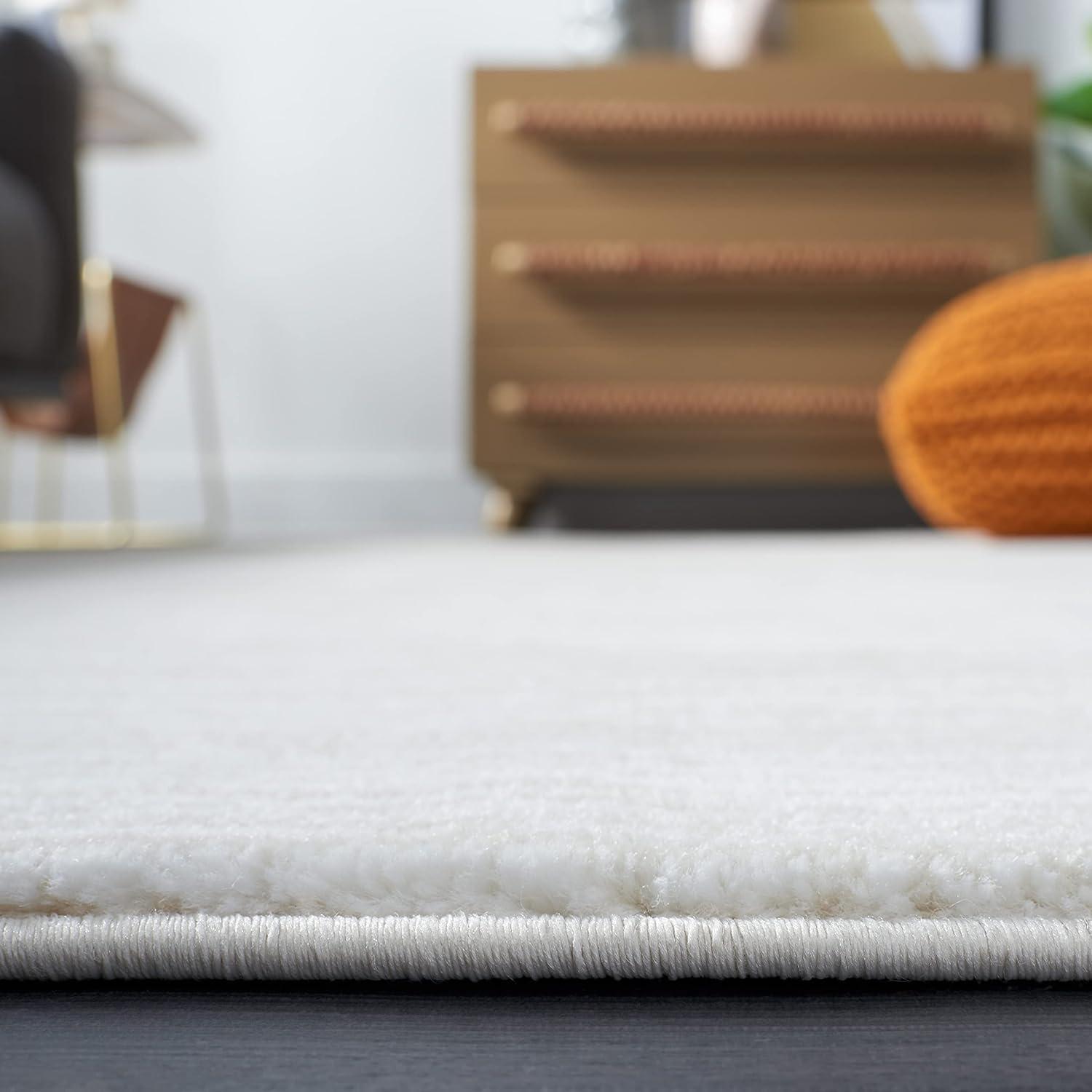 SAFAVIEH Vision Adrasteia Overdyed Solid Area Rug, Ivory, 11' x 15'