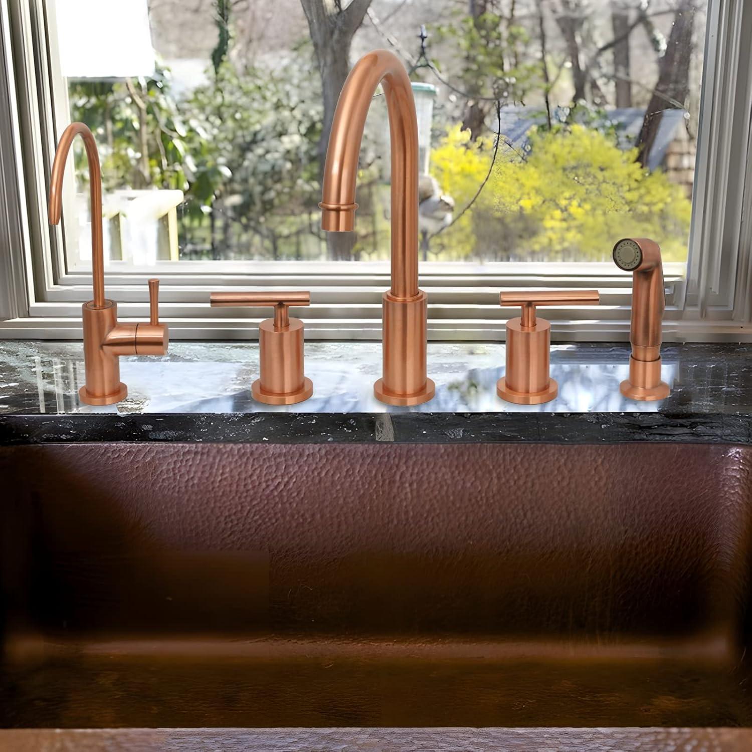 Copper Kitchen Water Filter Faucet Fits Most Reverse Osmosis Units