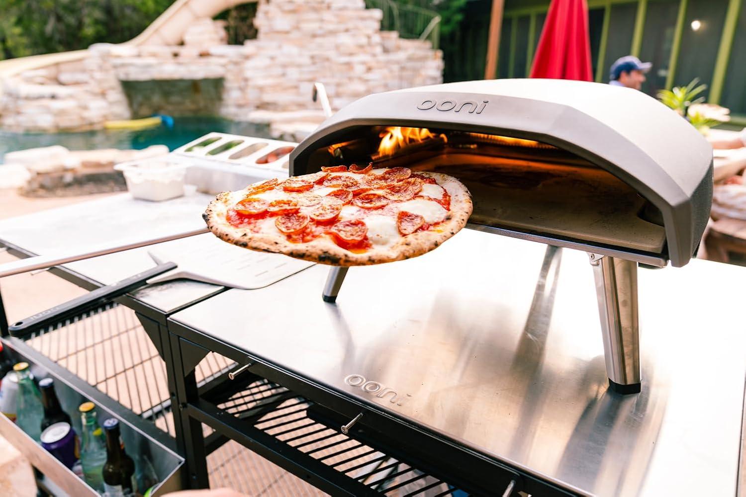 Ooni Silver Aluminum Pizza Turning Peel, 31.5"