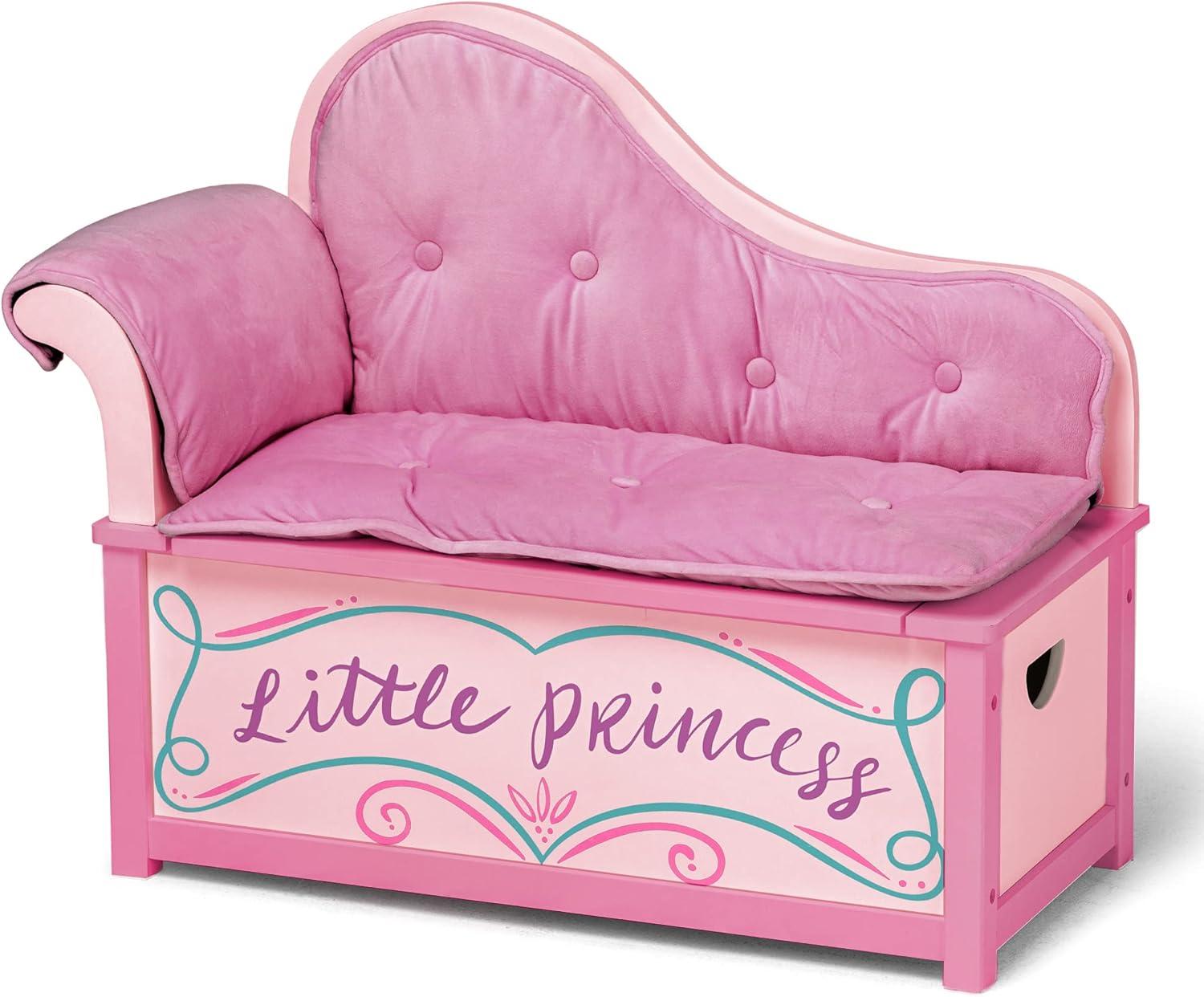 Princess Kids 12'' Hanging Chaise Lounger and Ottoman