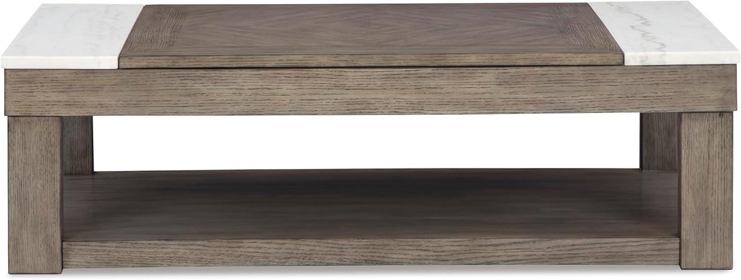 Ashley Furniture Loyaska Brown Lift-Top Coffee Table