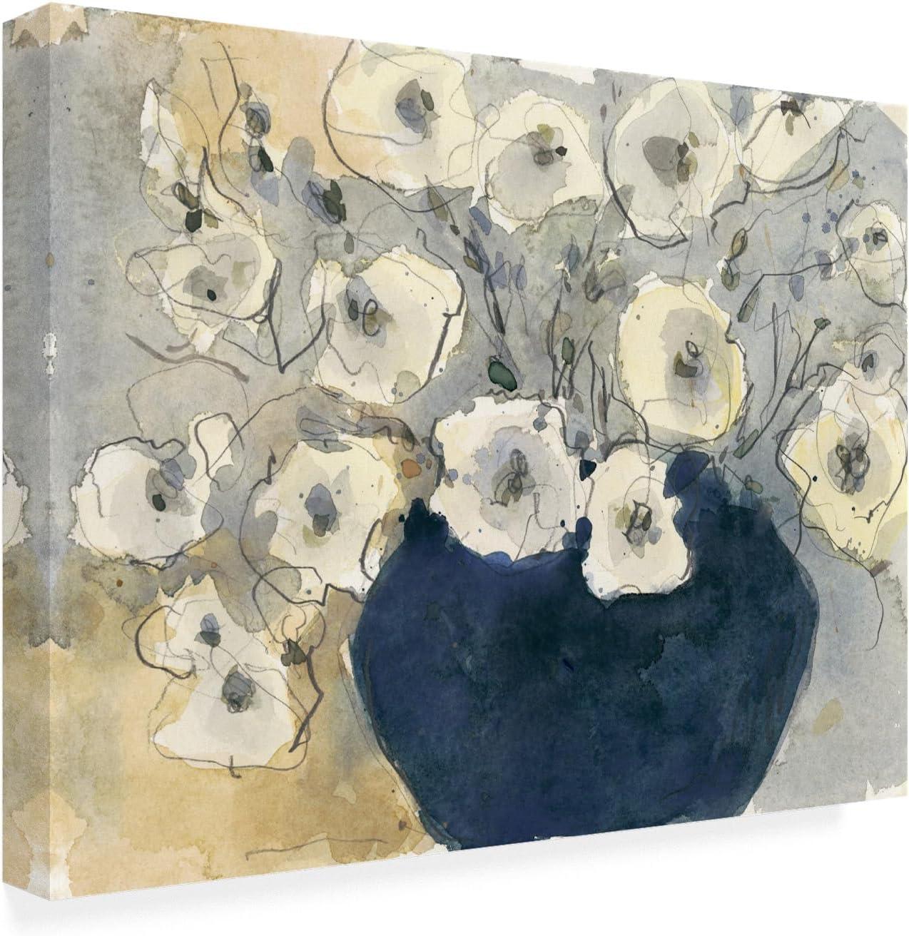 Trademark Fine Art 'White Blossom Study I' Canvas Art by Samuel Dixon