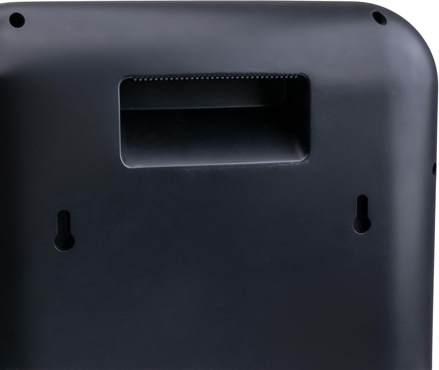 Comfort Zone 14" Slim Line Wall Mount Electric Space Heater with Stand, Remote Control, Digital Adjustable Thermostat, Timer, LCD Display, Safety Tip Over Switch, Overheat Protection, MT8142