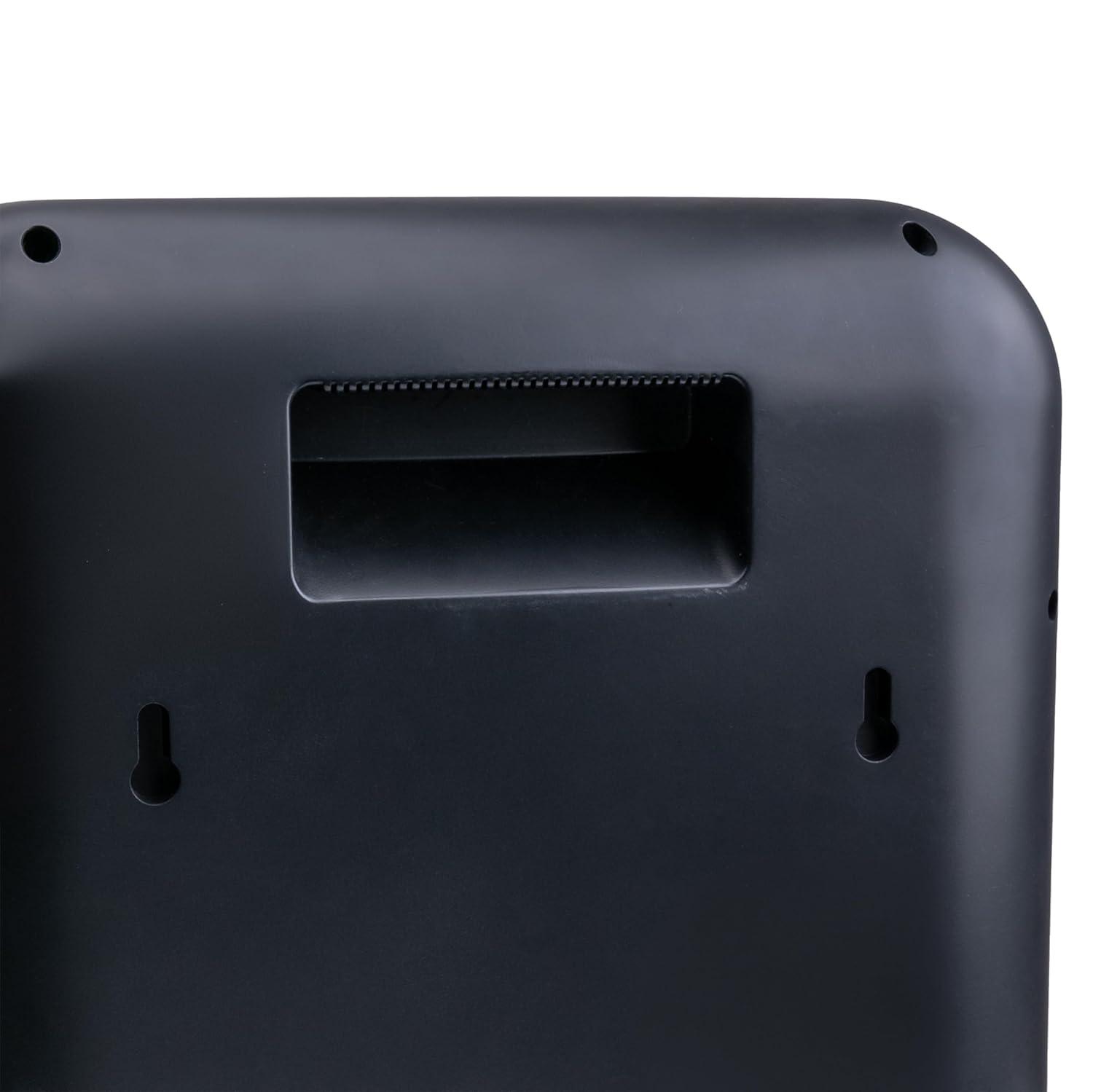 Comfort Zone 14" Slim Line Wall Mount Electric Space Heater with Stand, Remote Control, Digital Adjustable Thermostat, Timer, LCD Display, Safety Tip Over Switch, Overheat Protection, MT8142