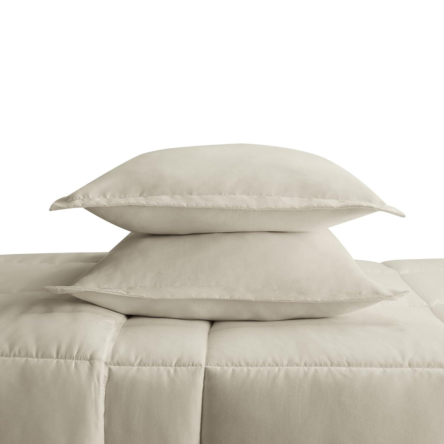 Serta Microfiber 3 Piece Comforter Set