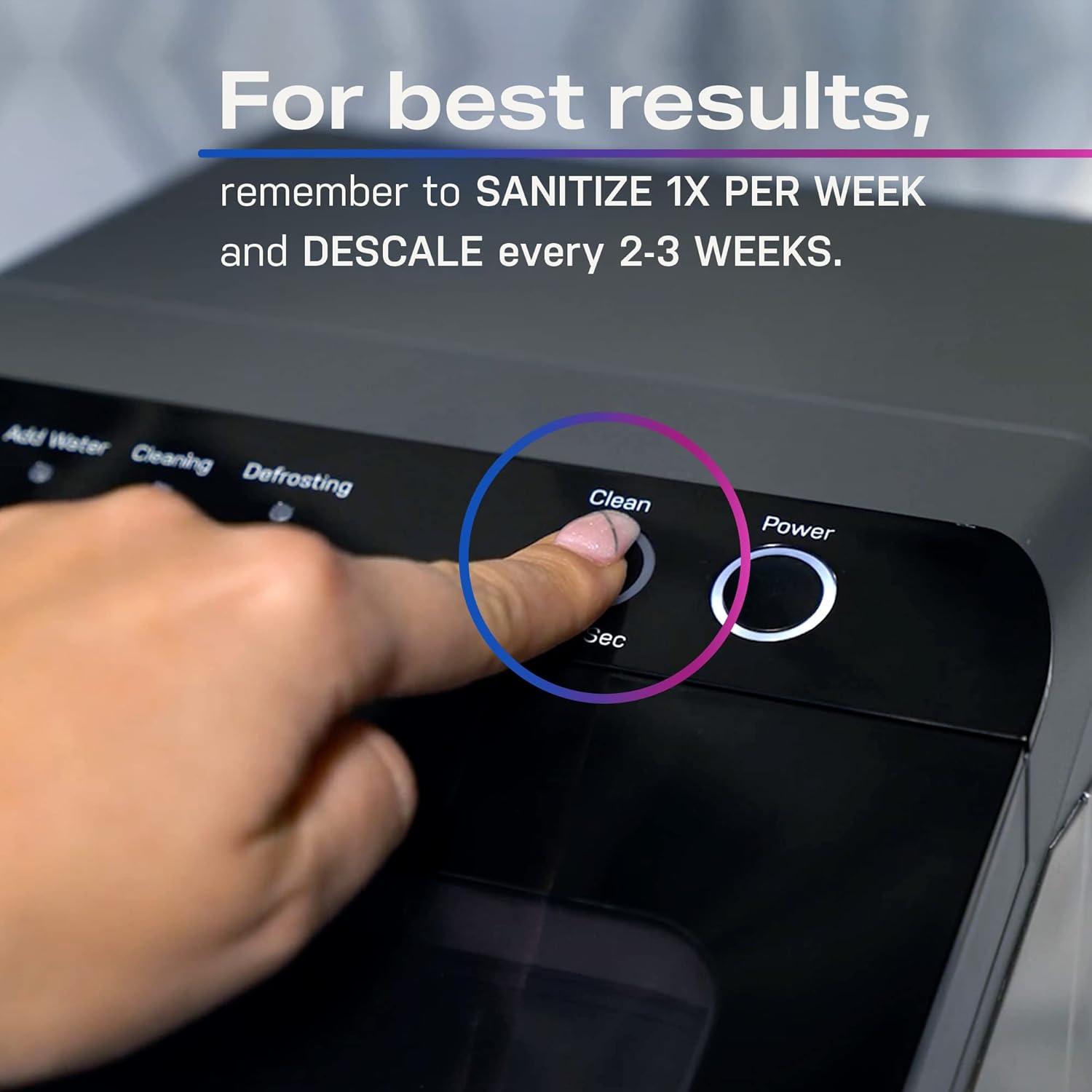 GE Profile Opal 1.0 Nugget Ice Maker| Countertop Pebble Ice Maker | Portable Ice Machine Makes up to 34 lbs of Ice Per Day | Stainless Steel