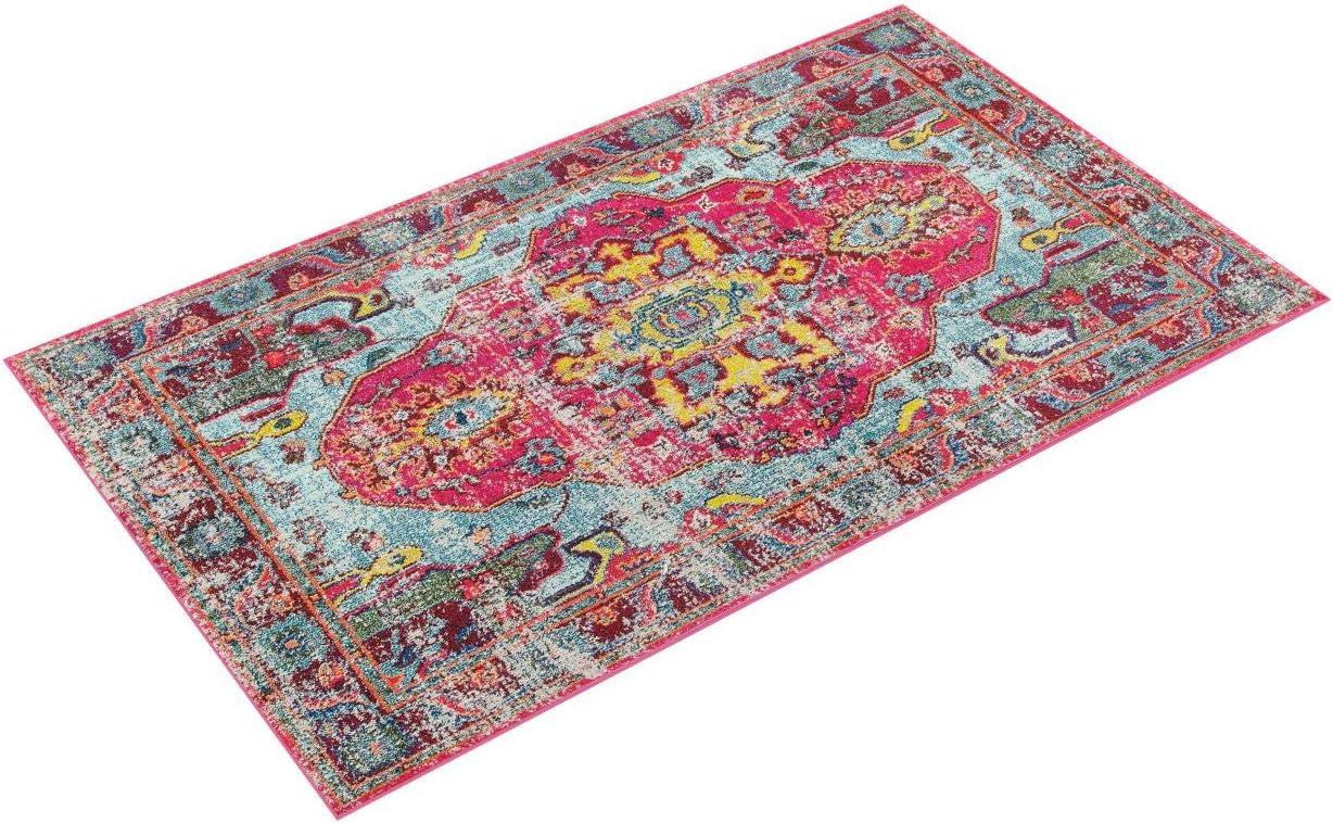 3'x5' Vintage Corbett Area Rug Pink - nuLOOM