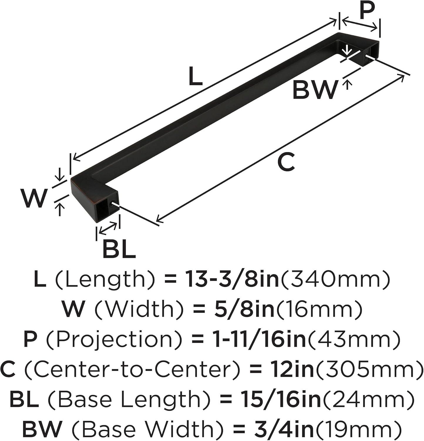 Blackrock 12" Center to Center Appliance Pull