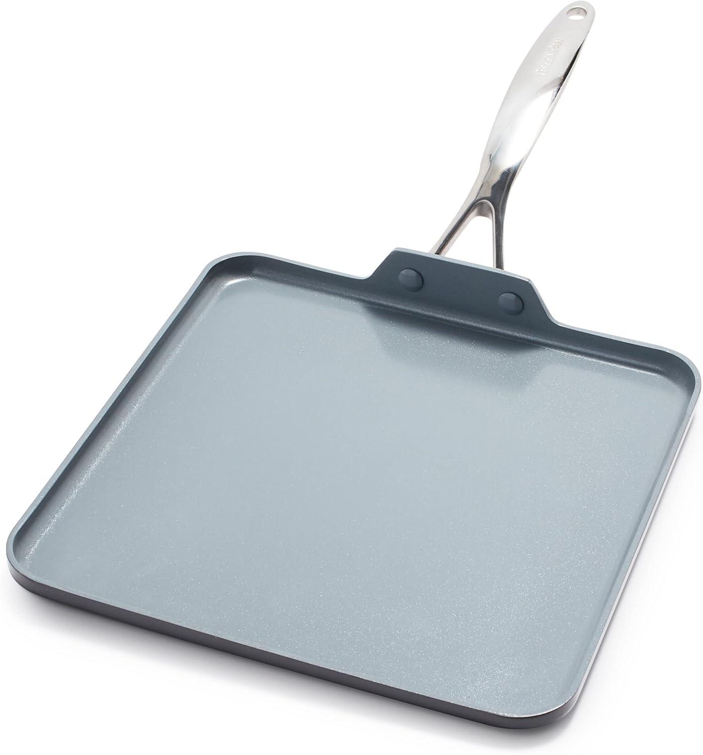 GreenPan Valencia Pro Healthy Ceramic Nonstick 11-Inch Square Griddle