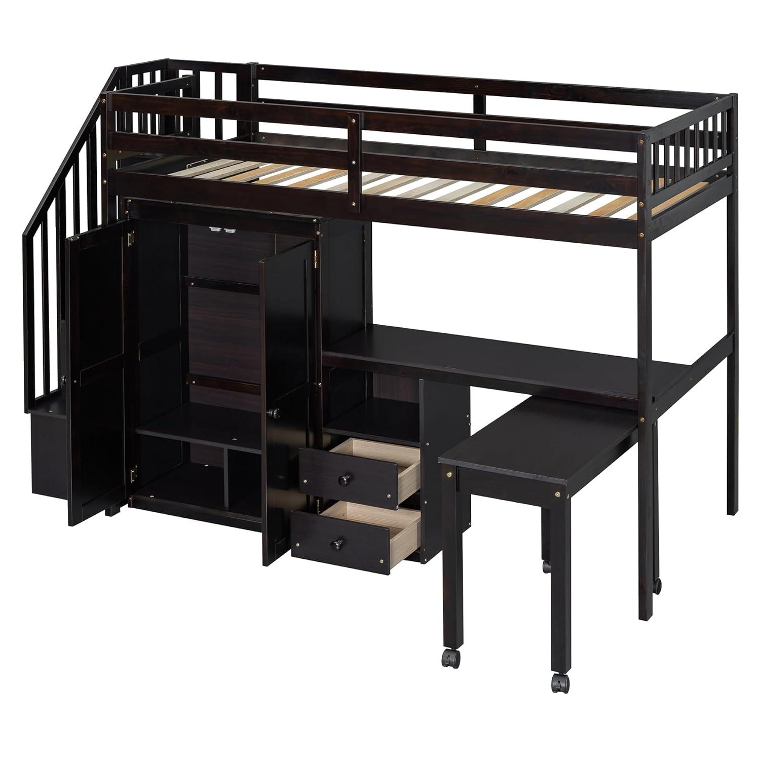 Reprise Designs Desk & Wardrobe – Space-Saving Multifunctional Loft Bed