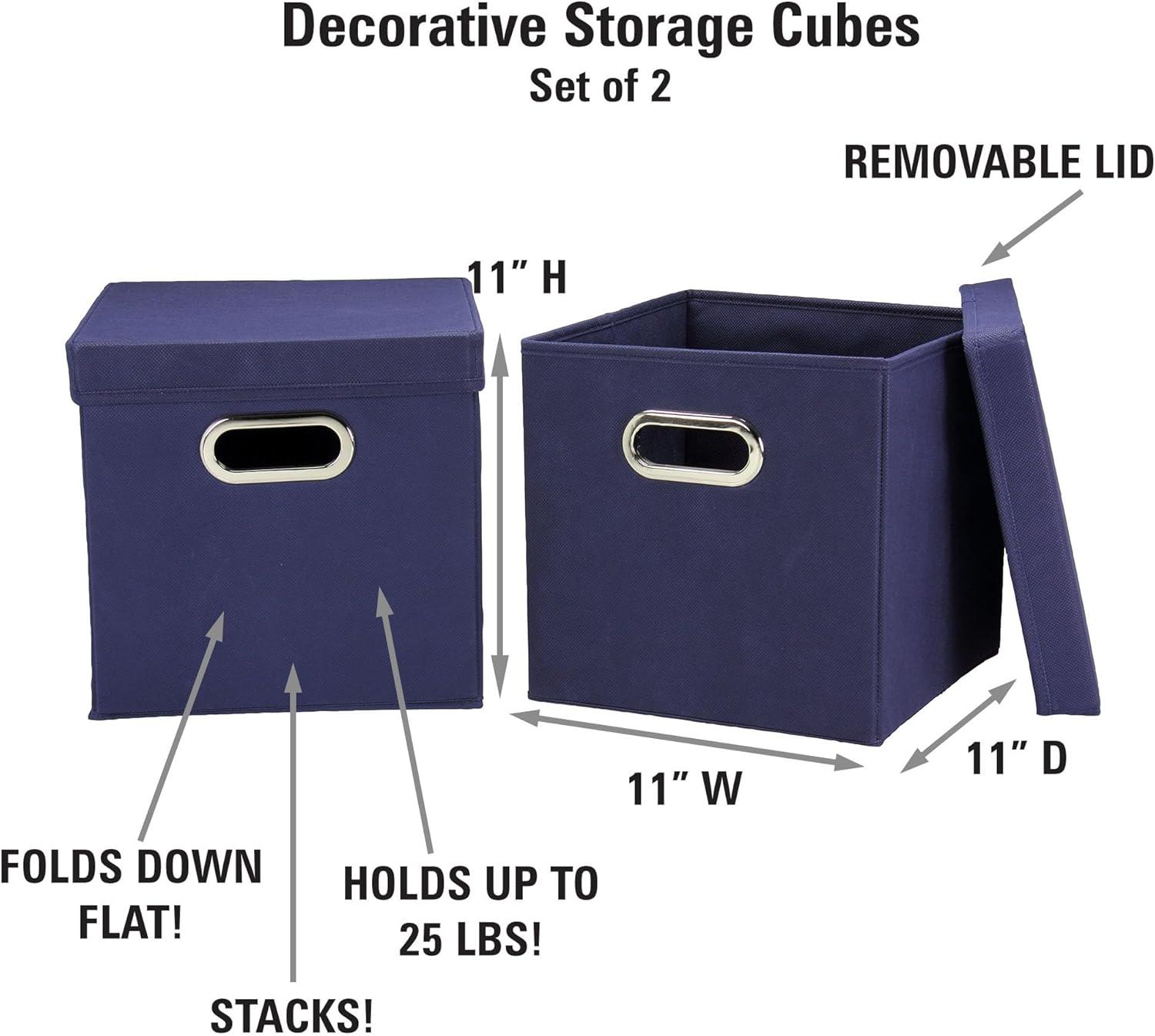 Household Essentials Household Essentials Fabric Bin (Set of 2)