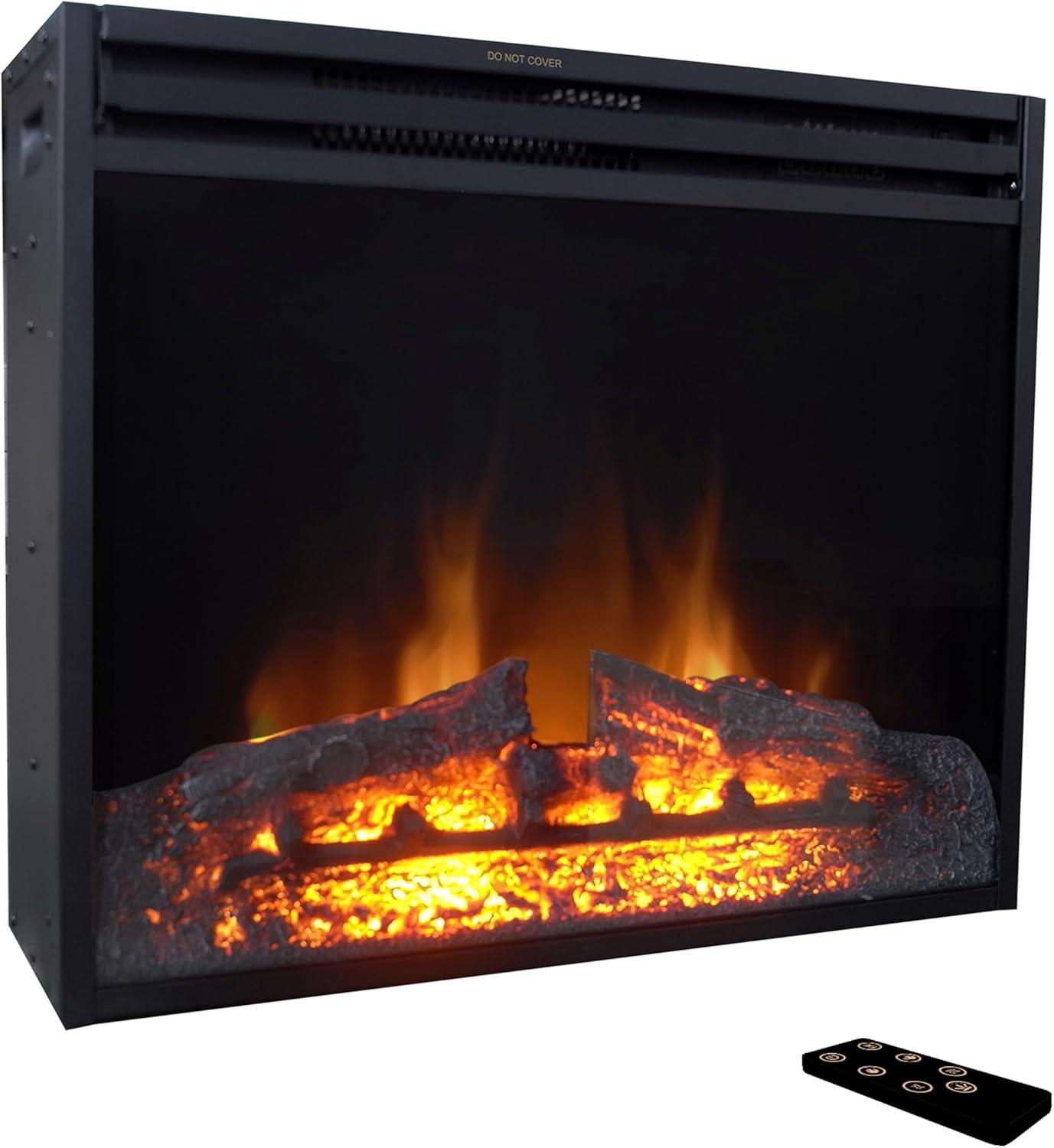 Cambridge Cambridge 5118 BTU Freestanding Electric Fireplace Heater Insert for Vacant Chimney Fireplace