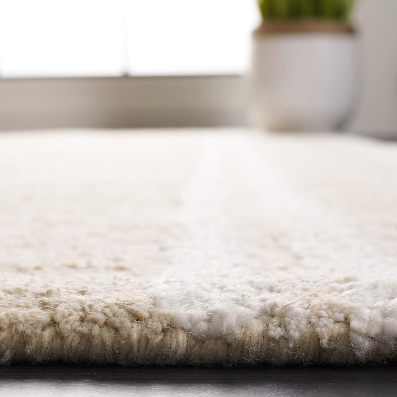 Capri CPR710 Hand Tufted Area Rug - Beige/Ivory - 4'x6' - Safavieh.