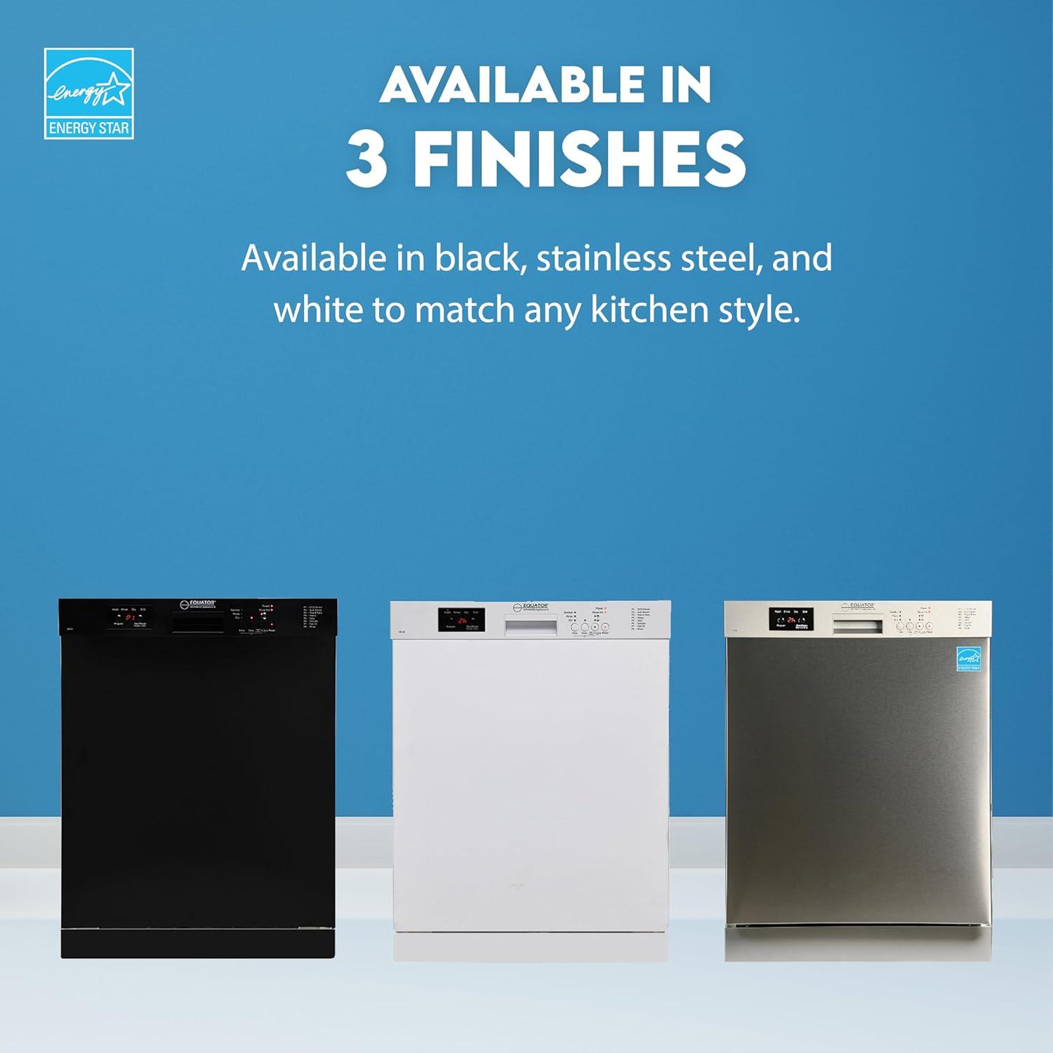 Equator Europe 24" Built in 14 place Dishwasher in Stainless