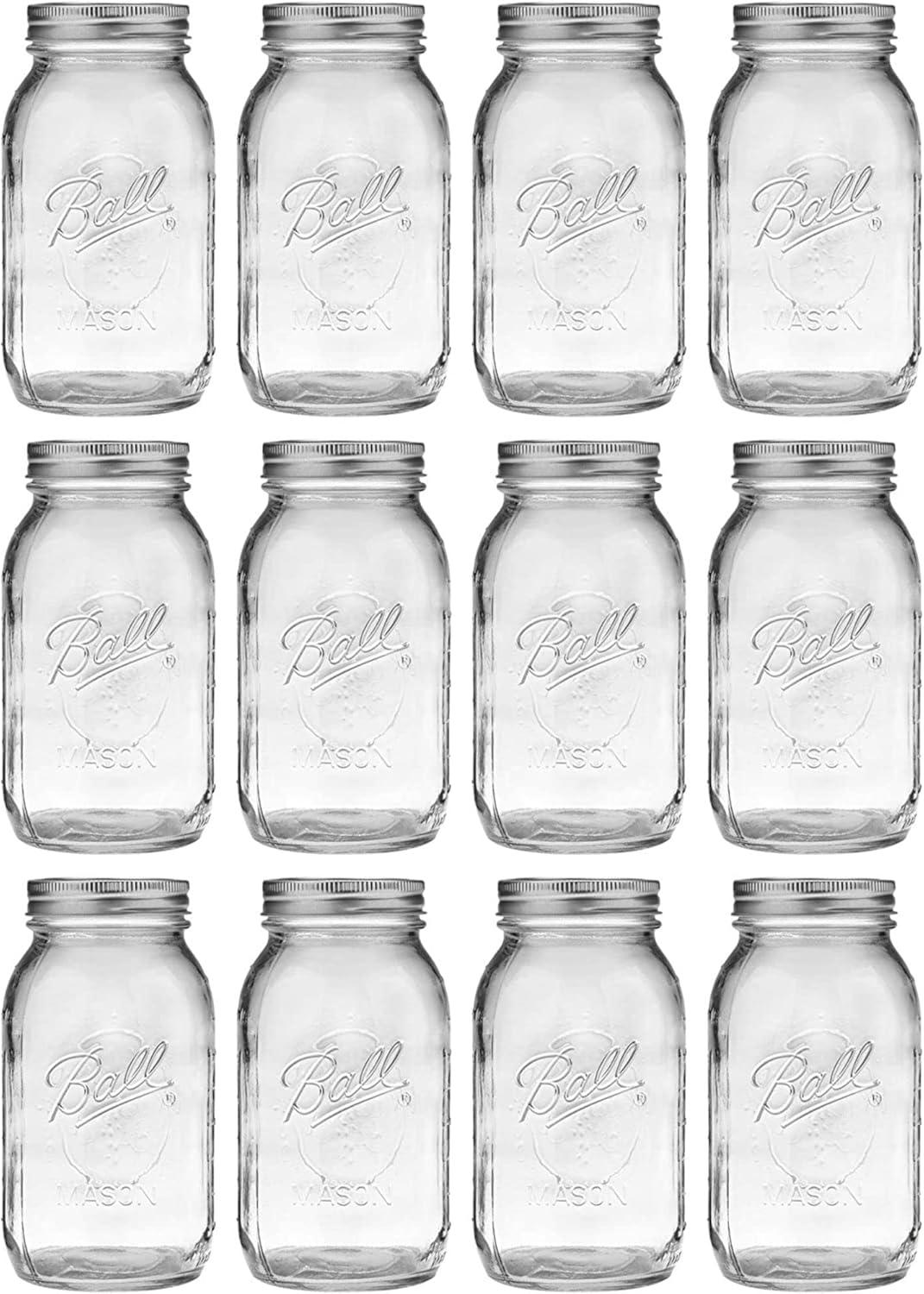 Ball Glass Jar - Set of 12 (Set of 12)