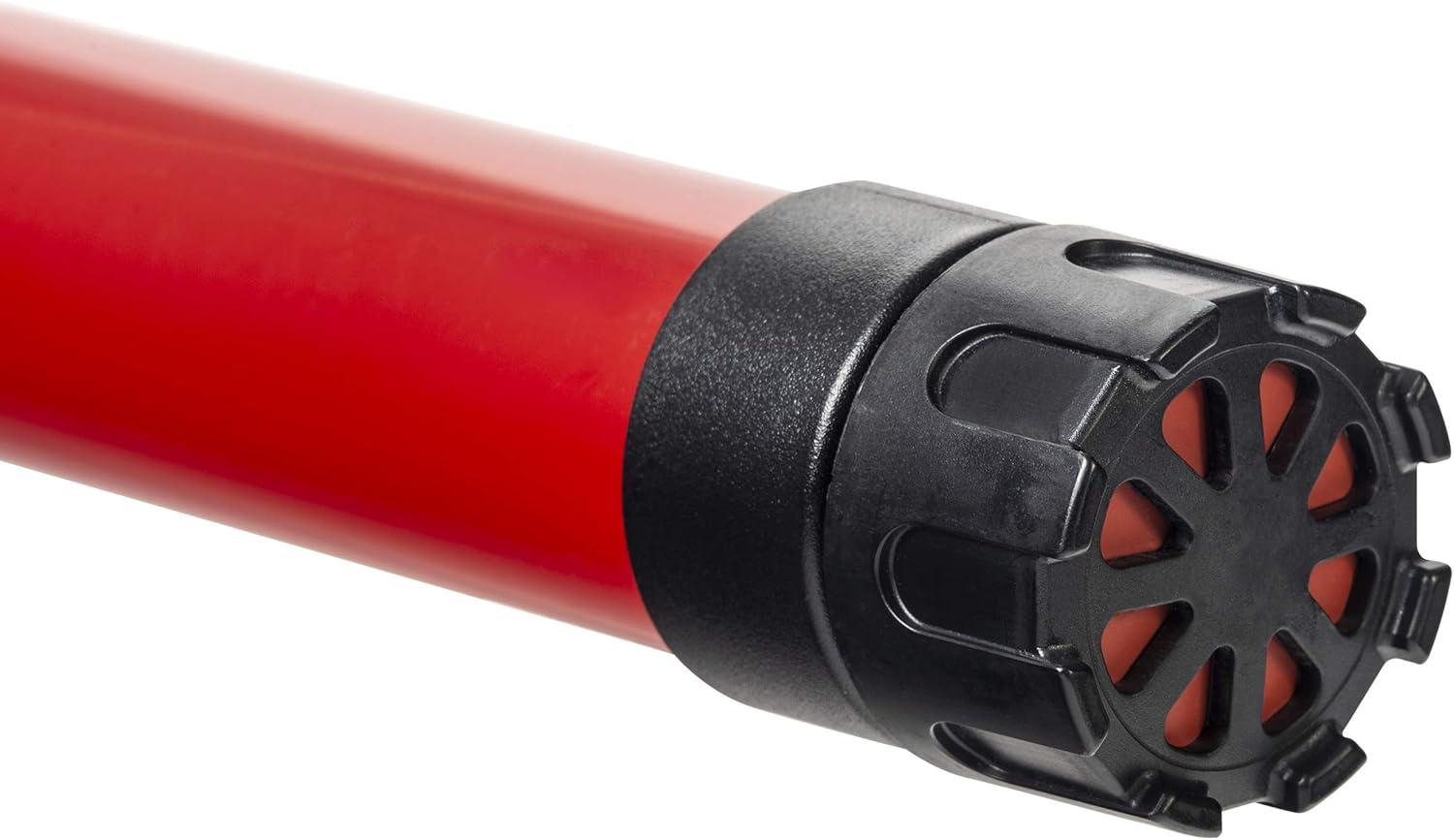 Red 36" x 72" Plastic Hand Pump Siphon with Flexible Hose