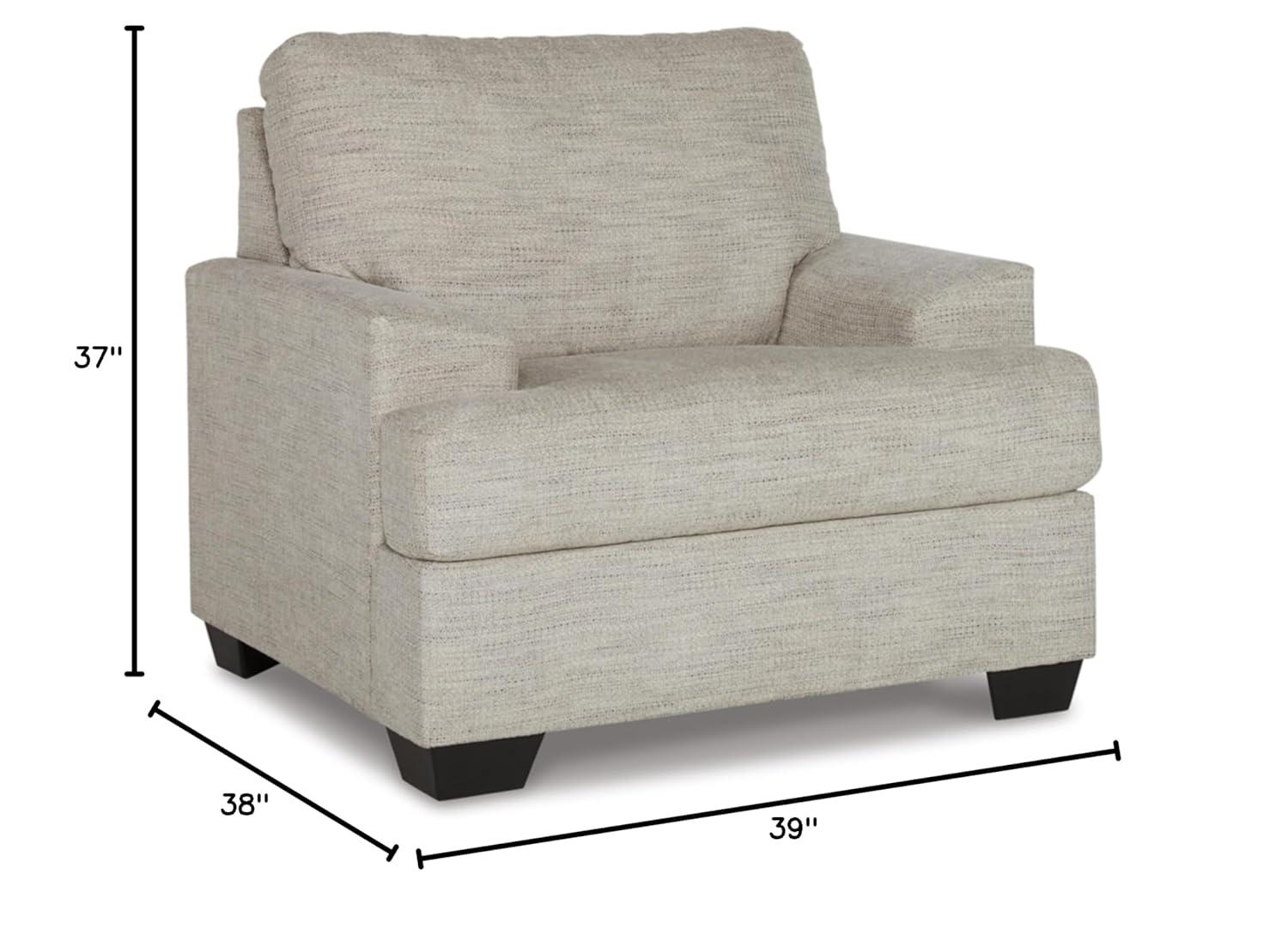 Gray Geometric Contemporary Stationary Wood Chair