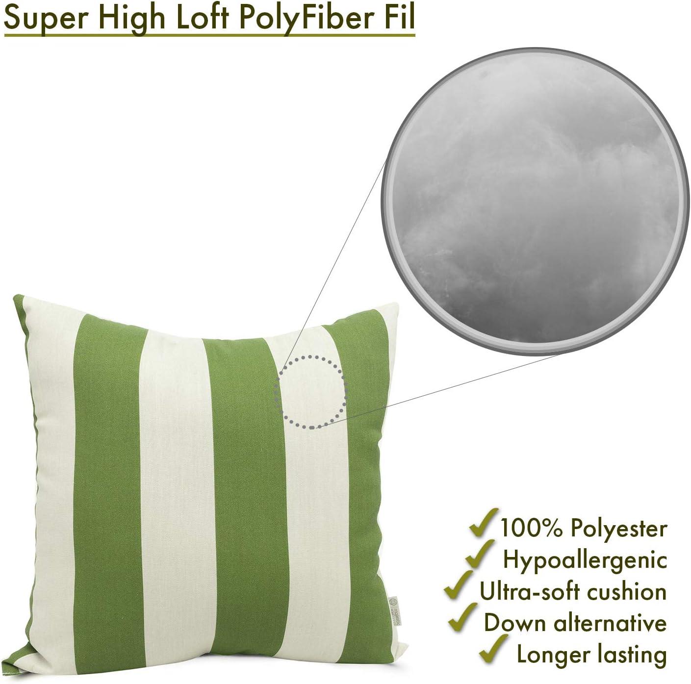 Majestic Home Goods Indoor/Outdoor Reversible Throw Pillow