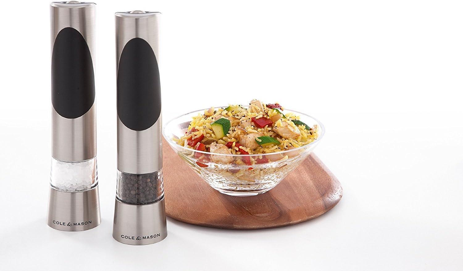 Cole & Mason Cole & Mason Richmond Electric Salt and Pepper Mill Set
