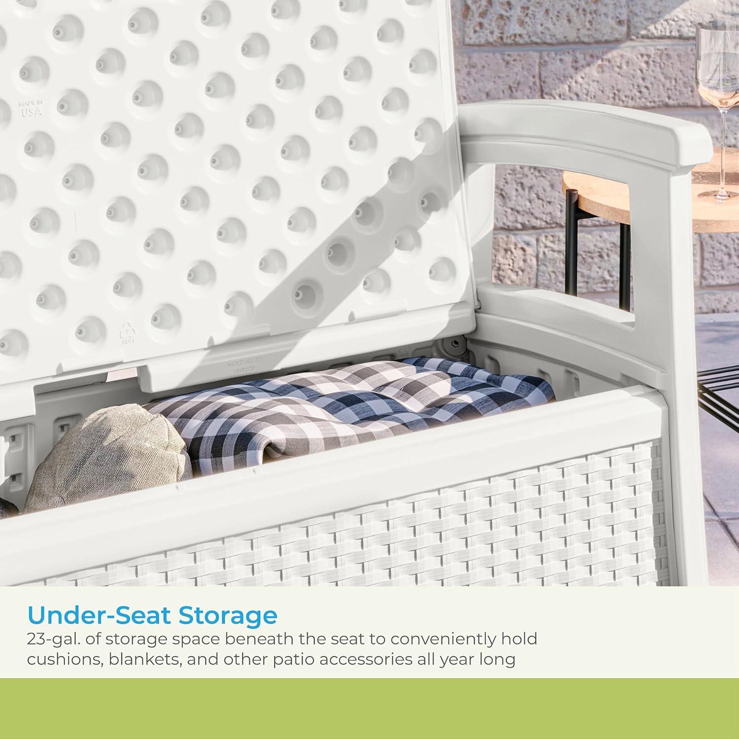 Suncast Elements 47'' Resin Outdoor Loveseat
