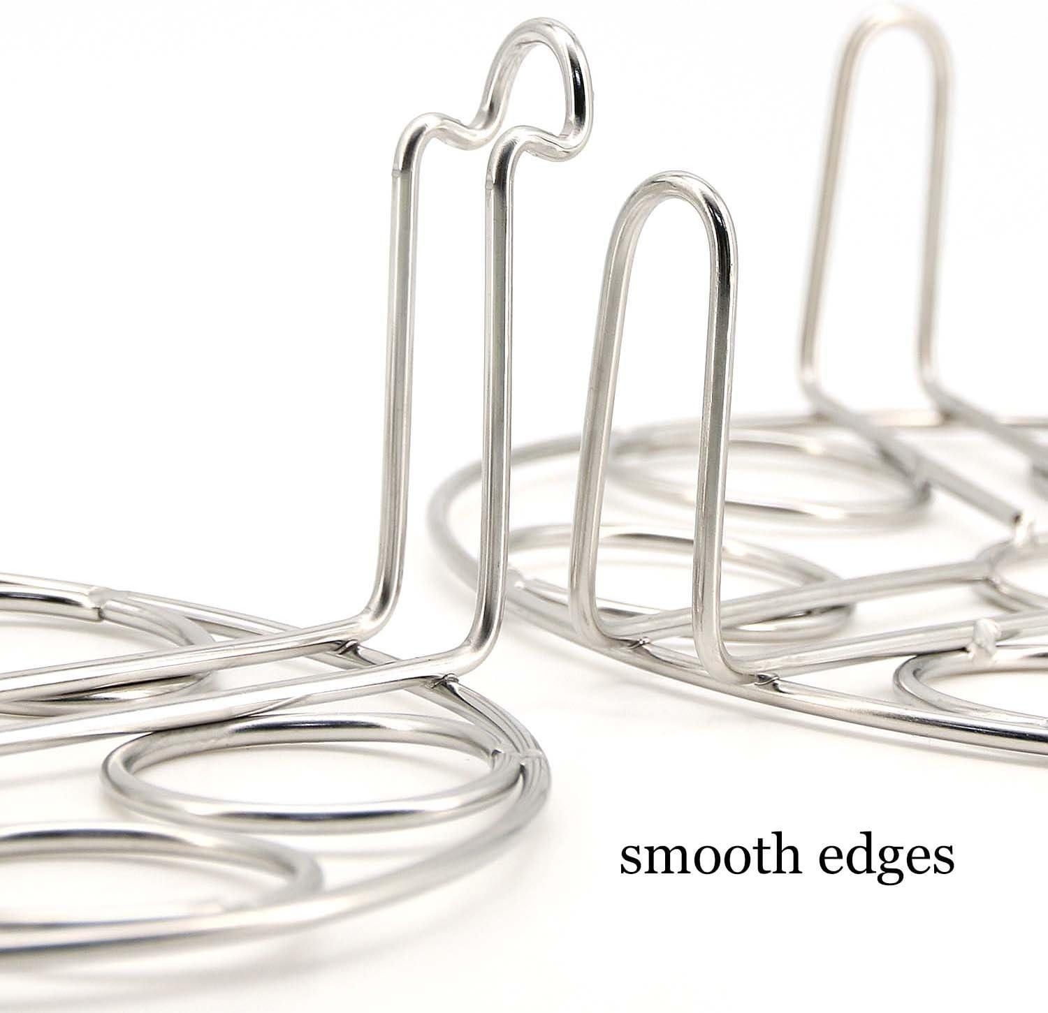 Egg Steamer Rack Trivet for Instant Pot Accessories 5 Qt, 6 Qt, 8 Qt Pressure Cooker 2 Pack Stackable 304 Stainless Steel Multipurpose Cooling Rack,Cooking