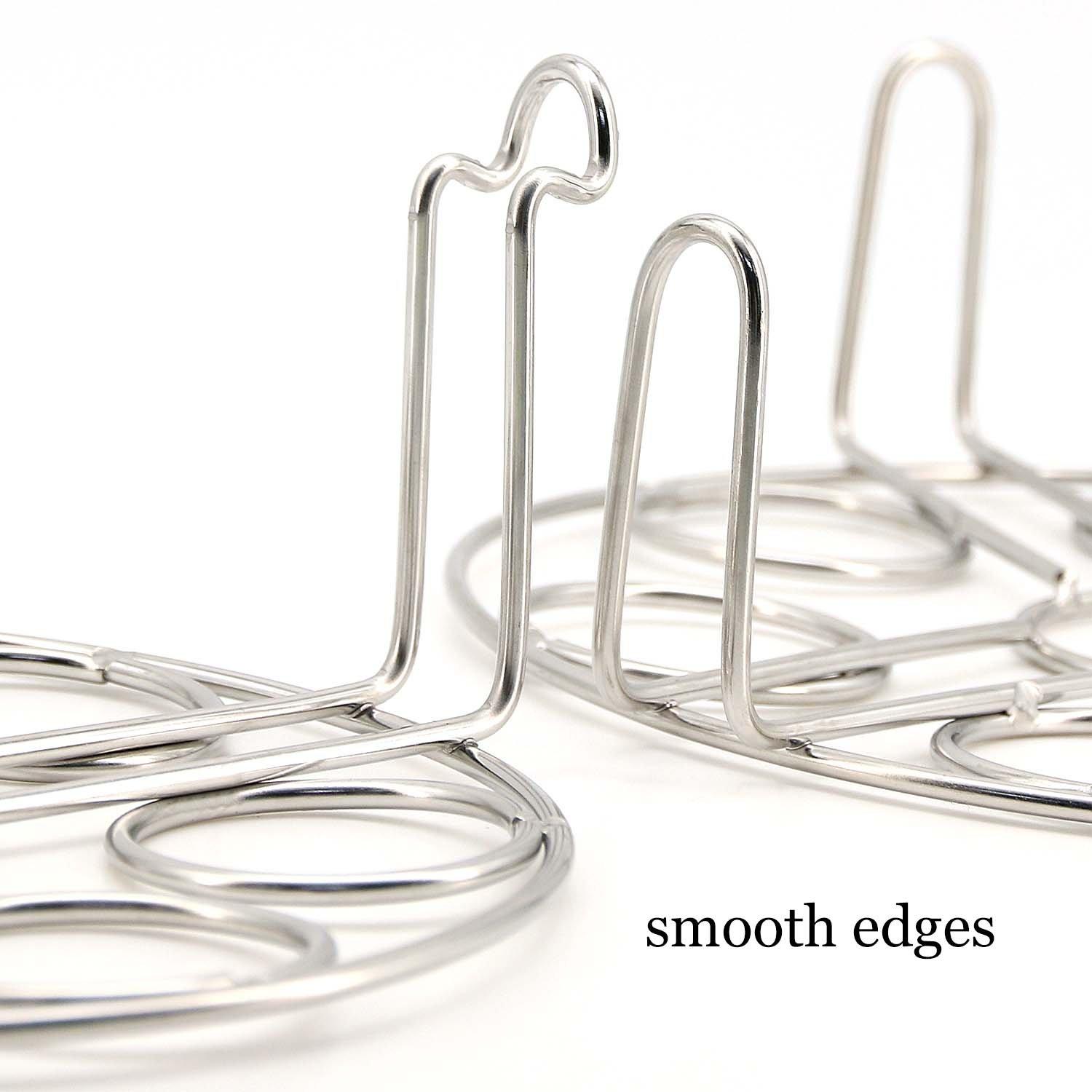 Egg Steamer Rack Trivet for Instant Pot Accessories 5 Qt, 6 Qt, 8 Qt Pressure Cooker 2 Pack Stackable 304 Stainless Steel Multipurpose Cooling Rack,Cooking