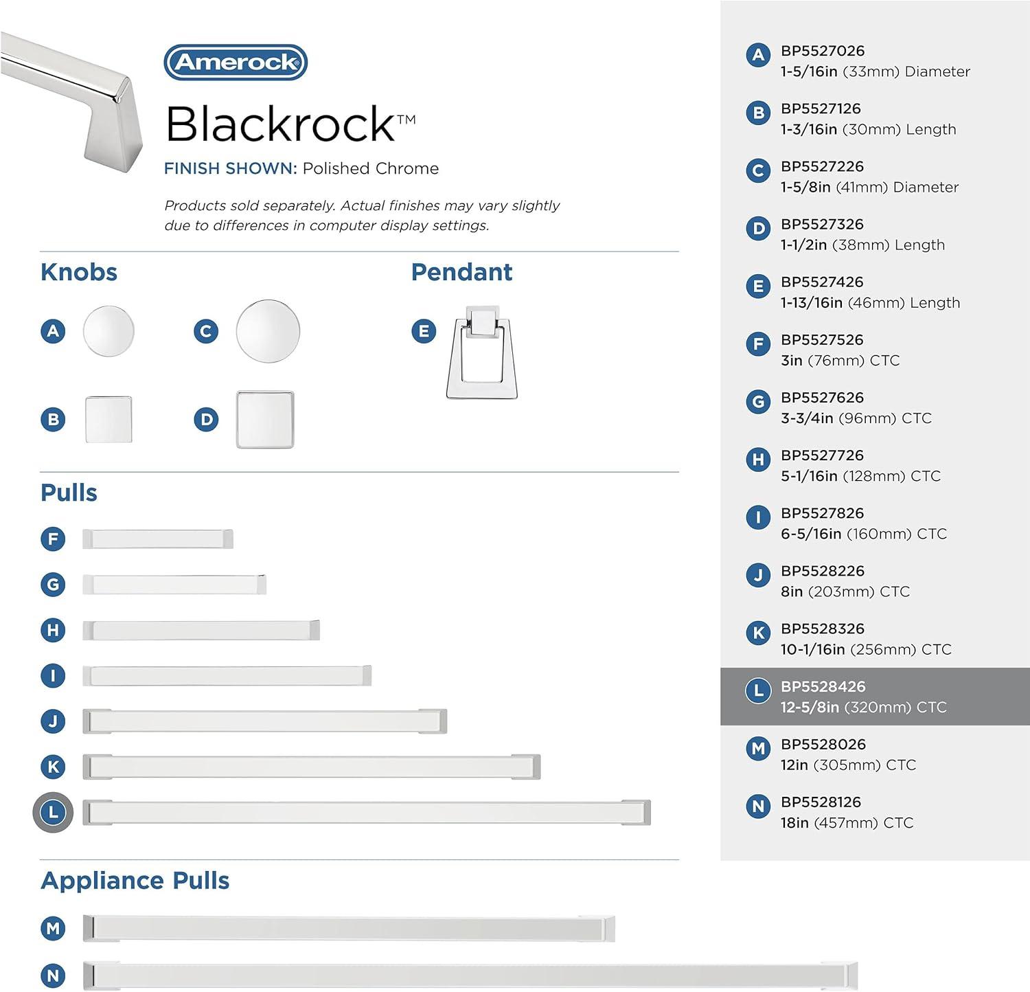 Amerock Blackrock Cabinet Door or Drawer Pull