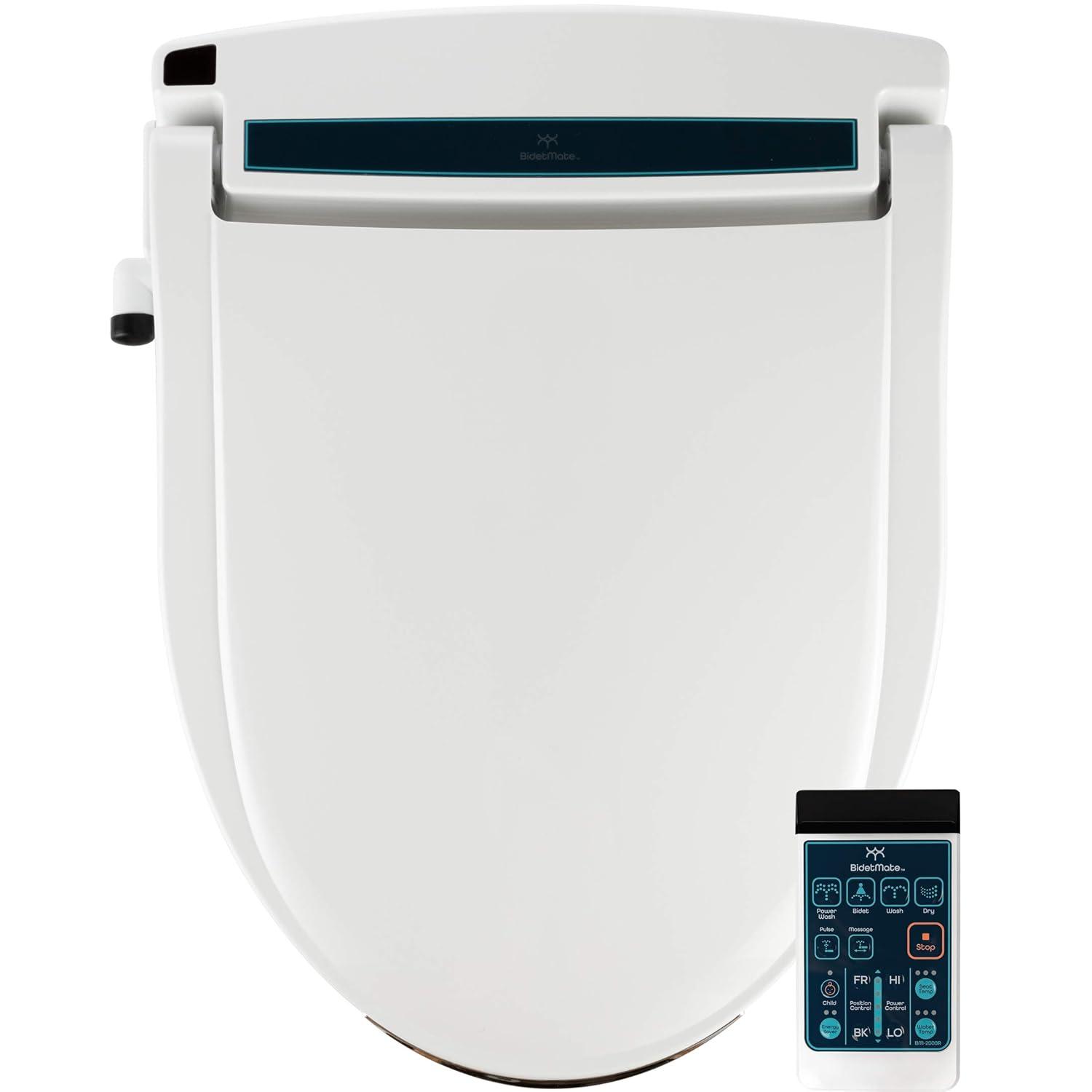BidetMate Elongated Toilet Seat Bidet BM-2000R-E