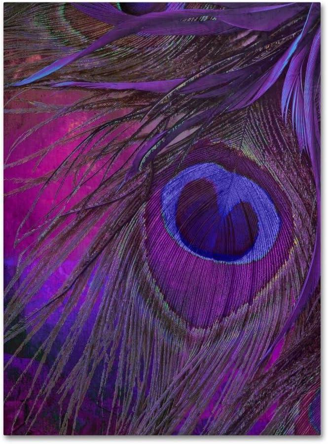 Trademark Fine Art Color Bakery " Peacock Candy IV " by Color Bakery