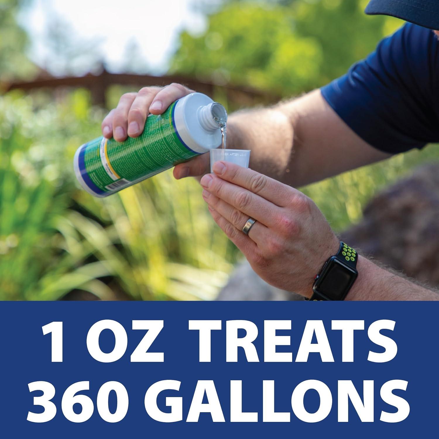 The Pond Guy InstaFix Algae Control, Outdoor Water Garden, Fountain & Birdbath Algae Solution, EPA Registered Liquid Algaecide, Control Green Water & String Algae, Bird, Fish & Pet Safe, 16 OZ