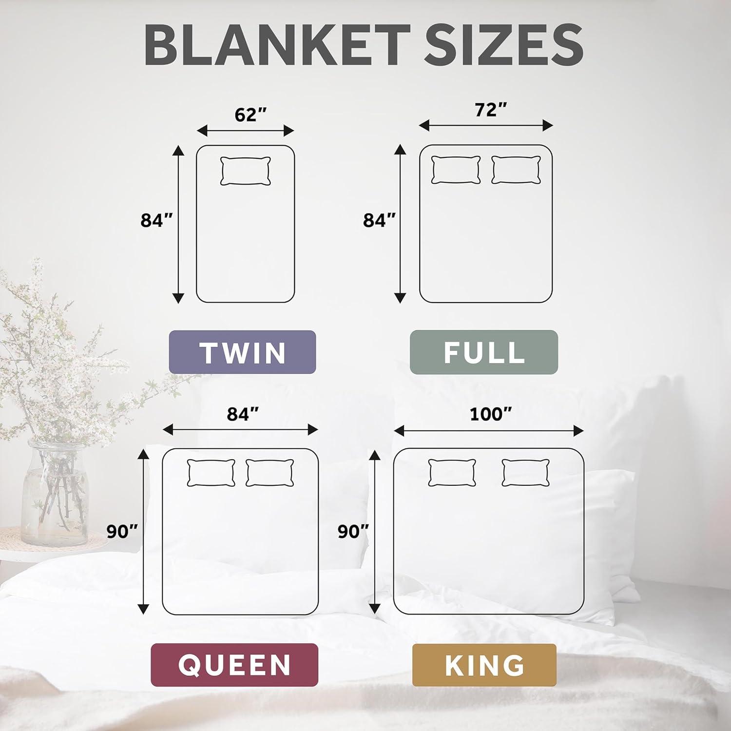 King Beige Microplush Heated Fleece Blanket