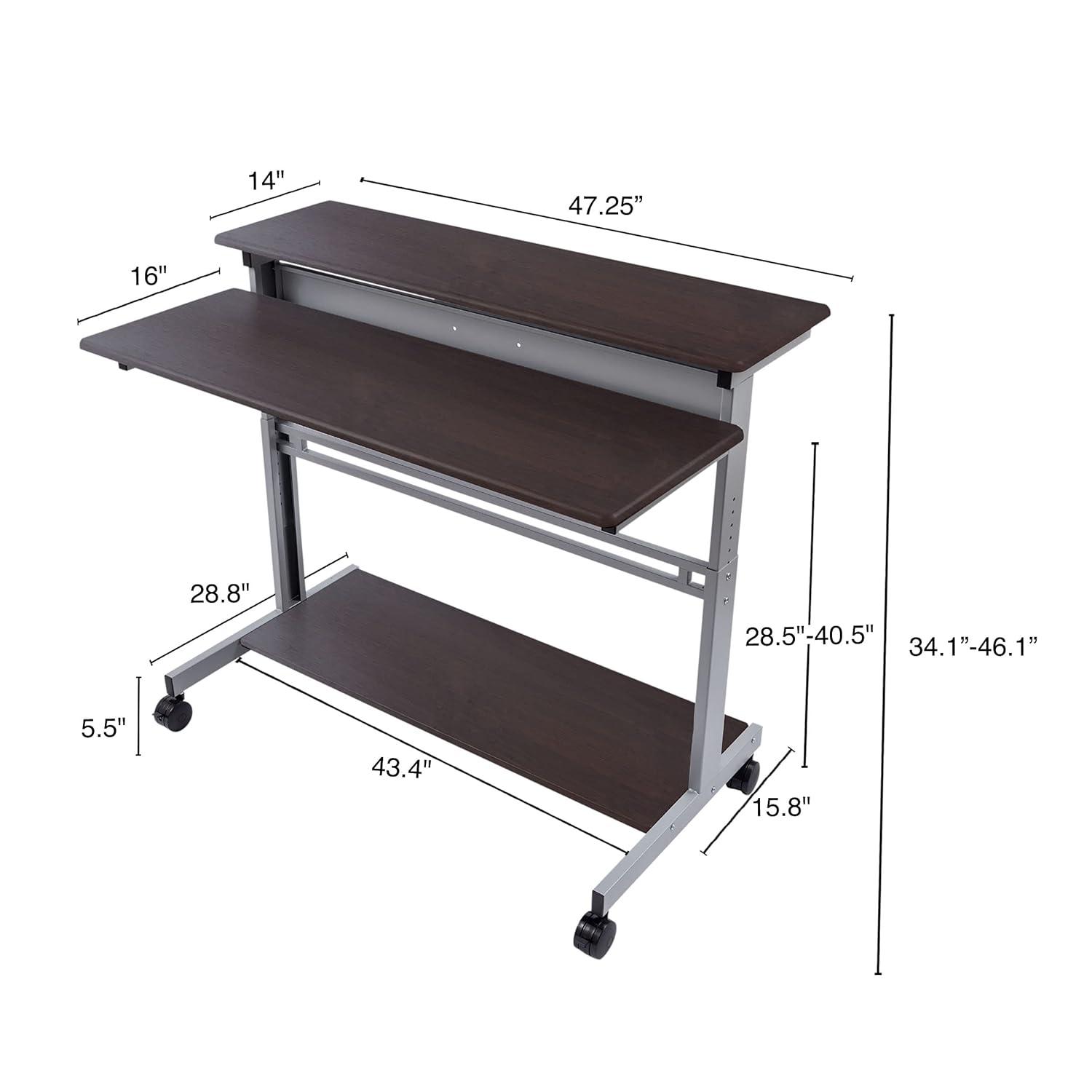 Adjustable Metal Base Standing Desk