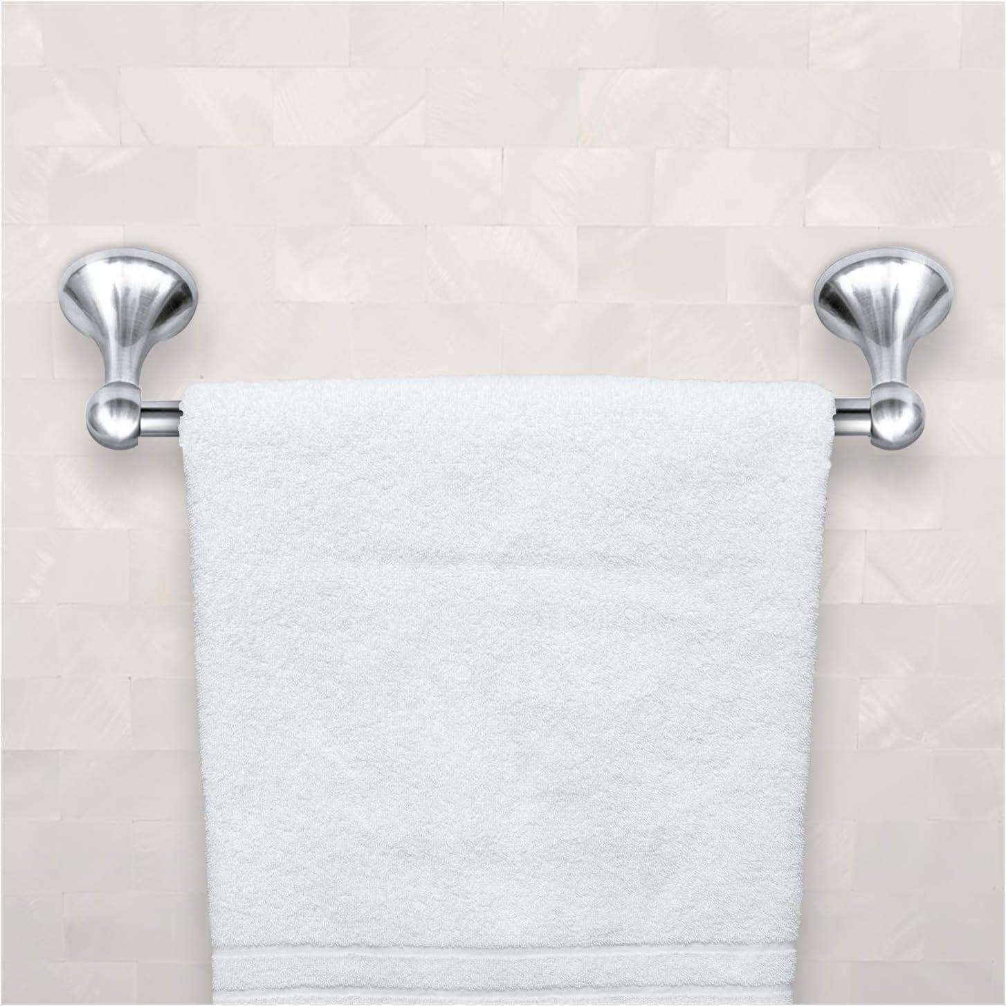 4-Piece Bathroom Hardware Accessory Set With 24" Towel Bar (Chrome Finish)