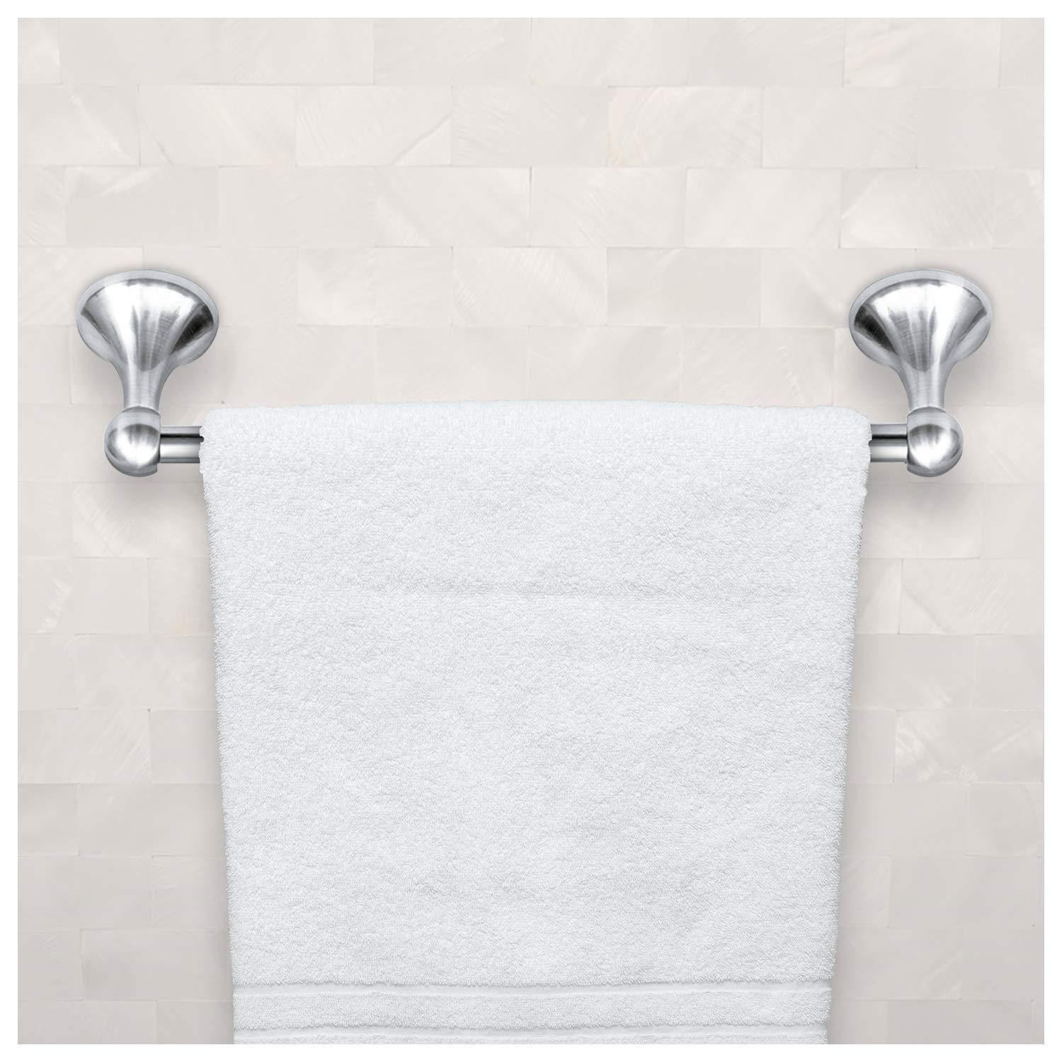 4-Piece Bathroom Hardware Accessory Set With 24" Towel Bar (Chrome Finish)