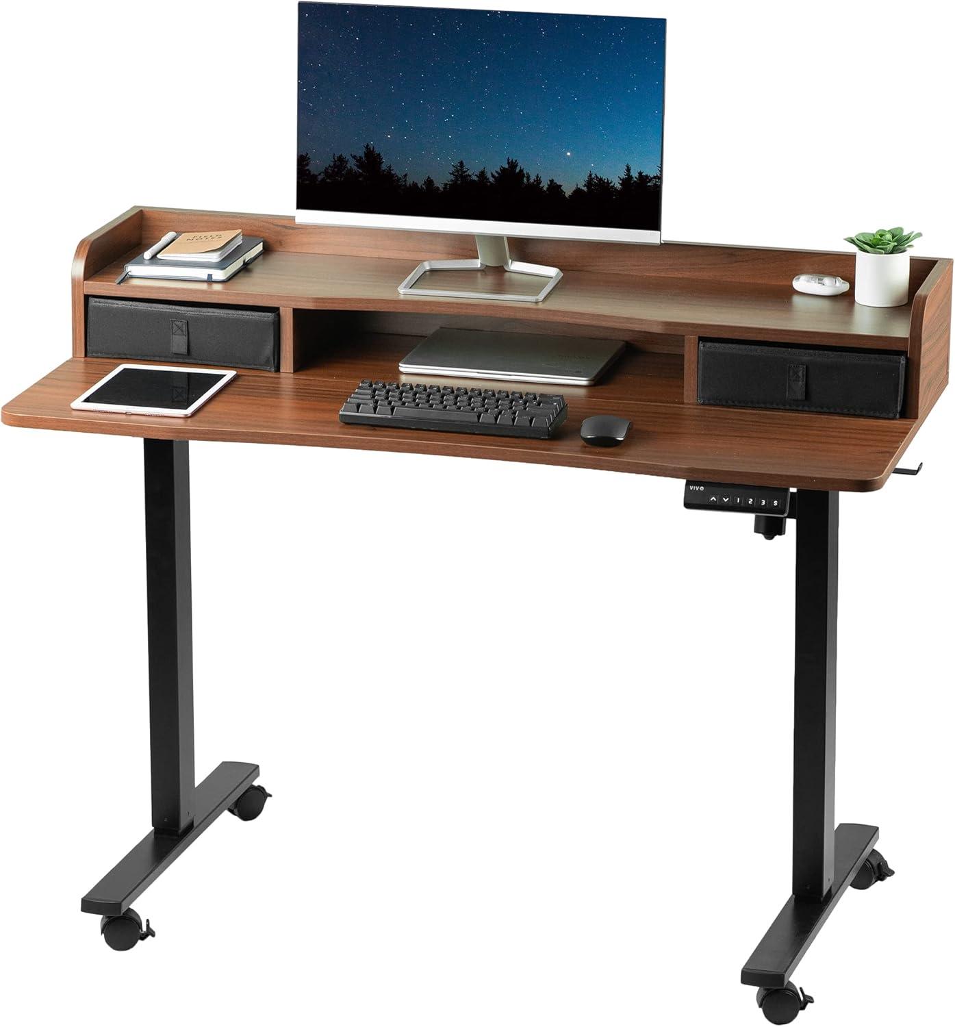 Adjustable Metal Base Standing Desk